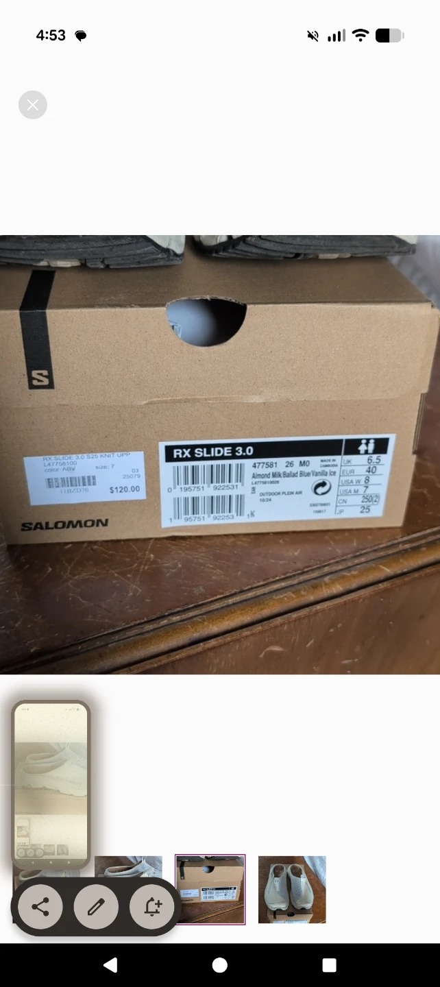 Salomon RX Slide 3.0 Mules - Size 8 - photo 3