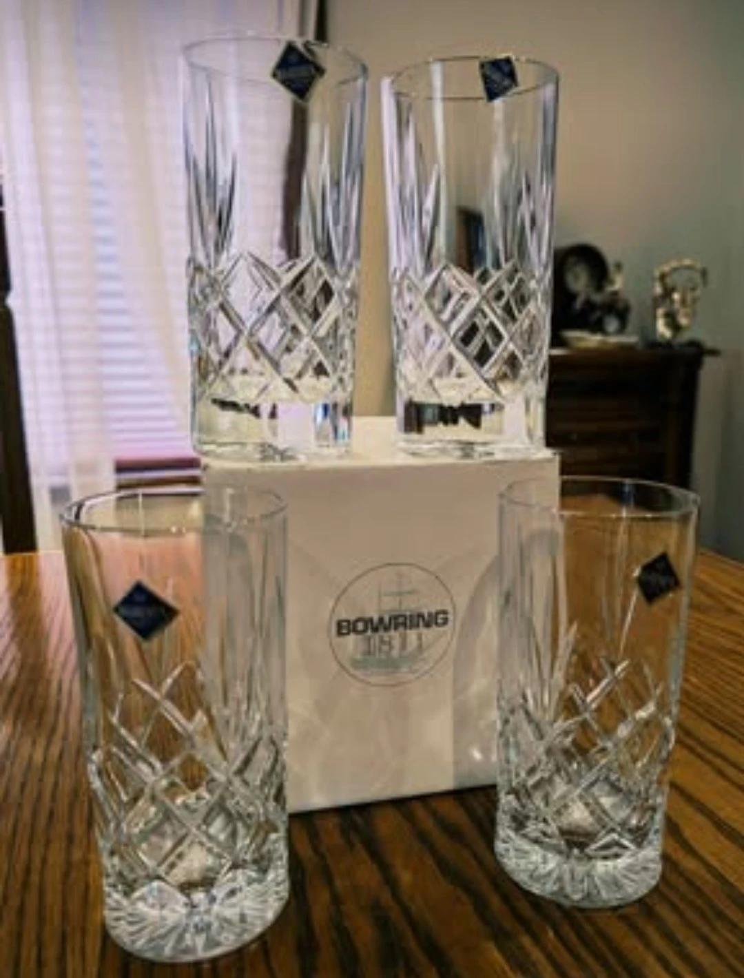 Bohemia Crystal Glasses Set – New in Box