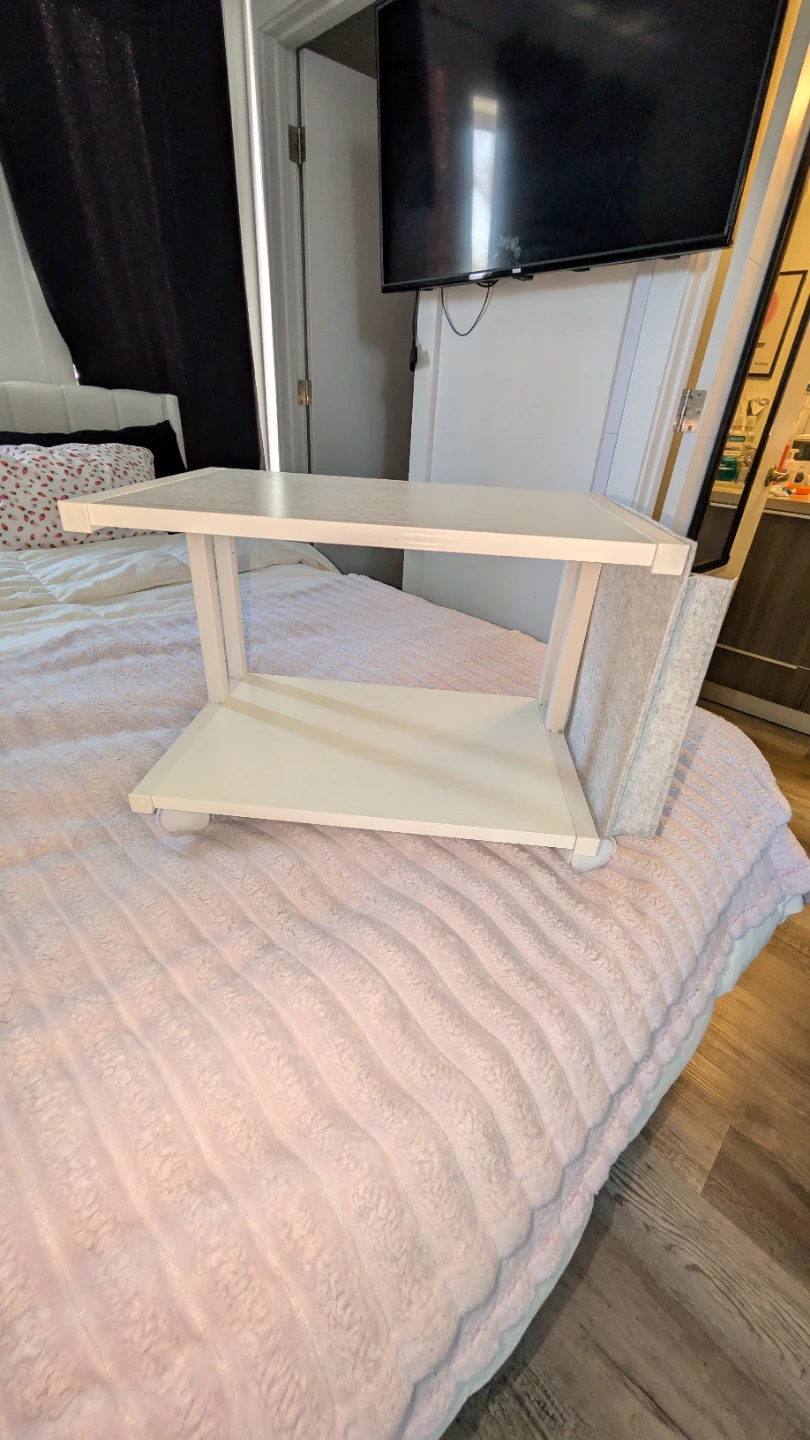 Under the desk printer stand