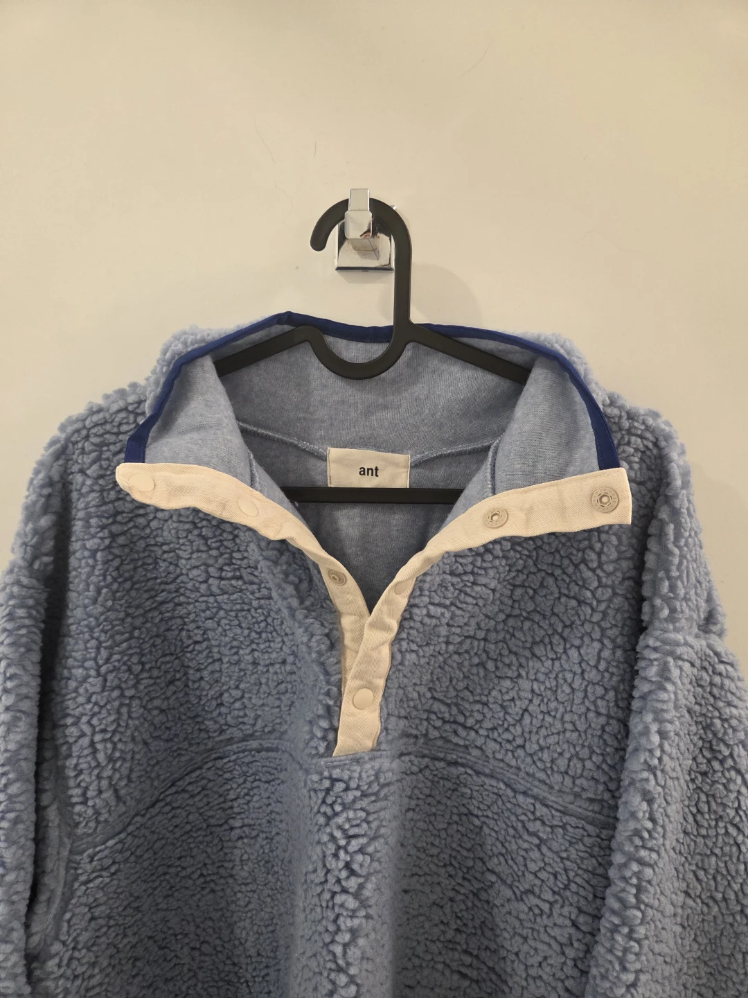Ant Blue Fleece Pullover Sweater(Unisex) - photo 3