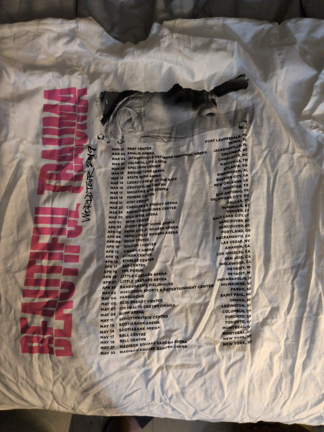 P!NK Beautiful Trauma World Tour 2019 T-Shirt - photo 3