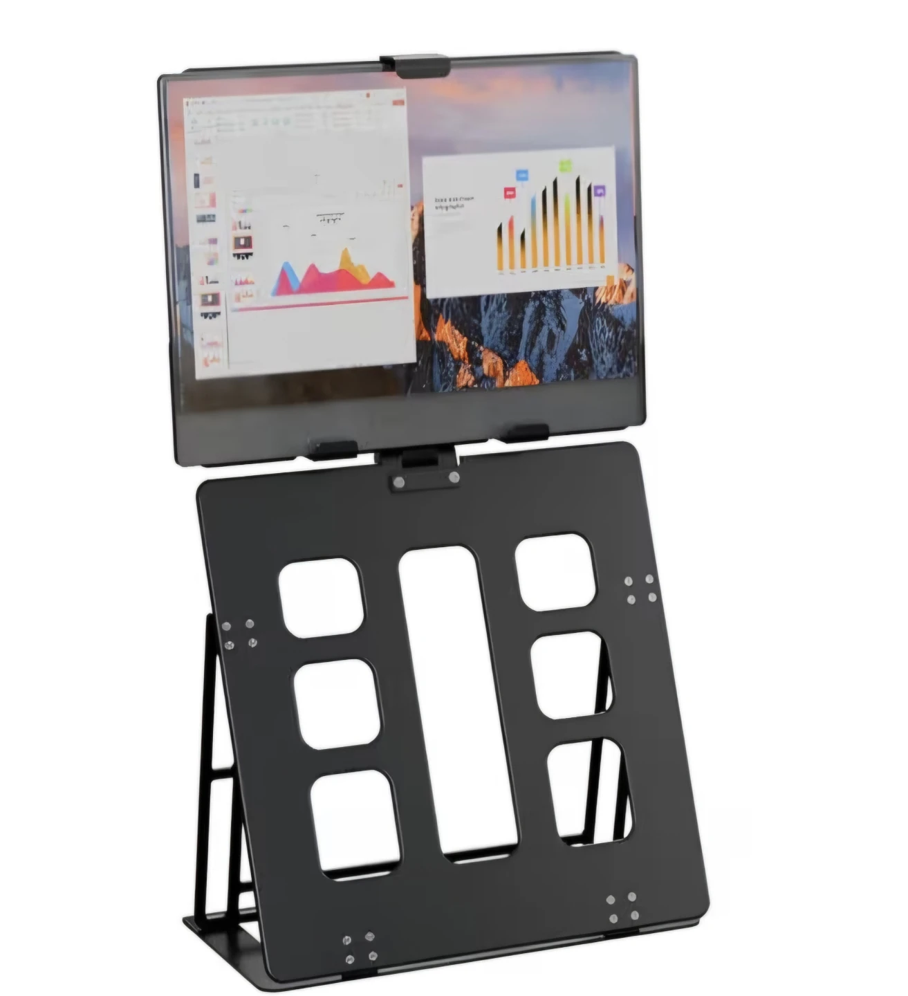 Portable Travel Monitor Stand,  Tablet Holder, Foldable