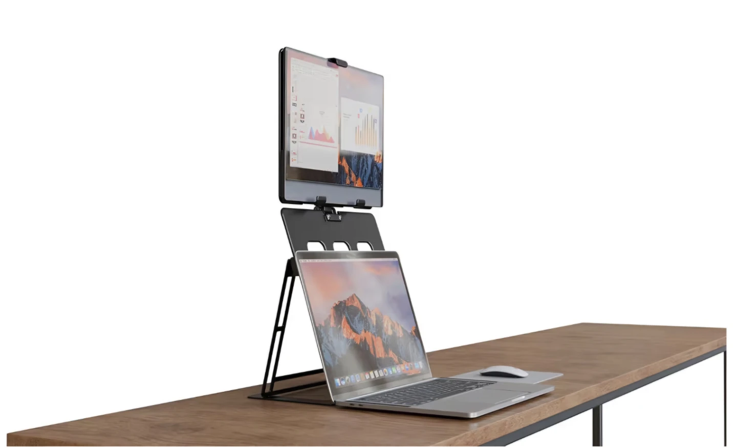 Portable Travel Monitor Stand,  Tablet Holder, Foldable - photo 2