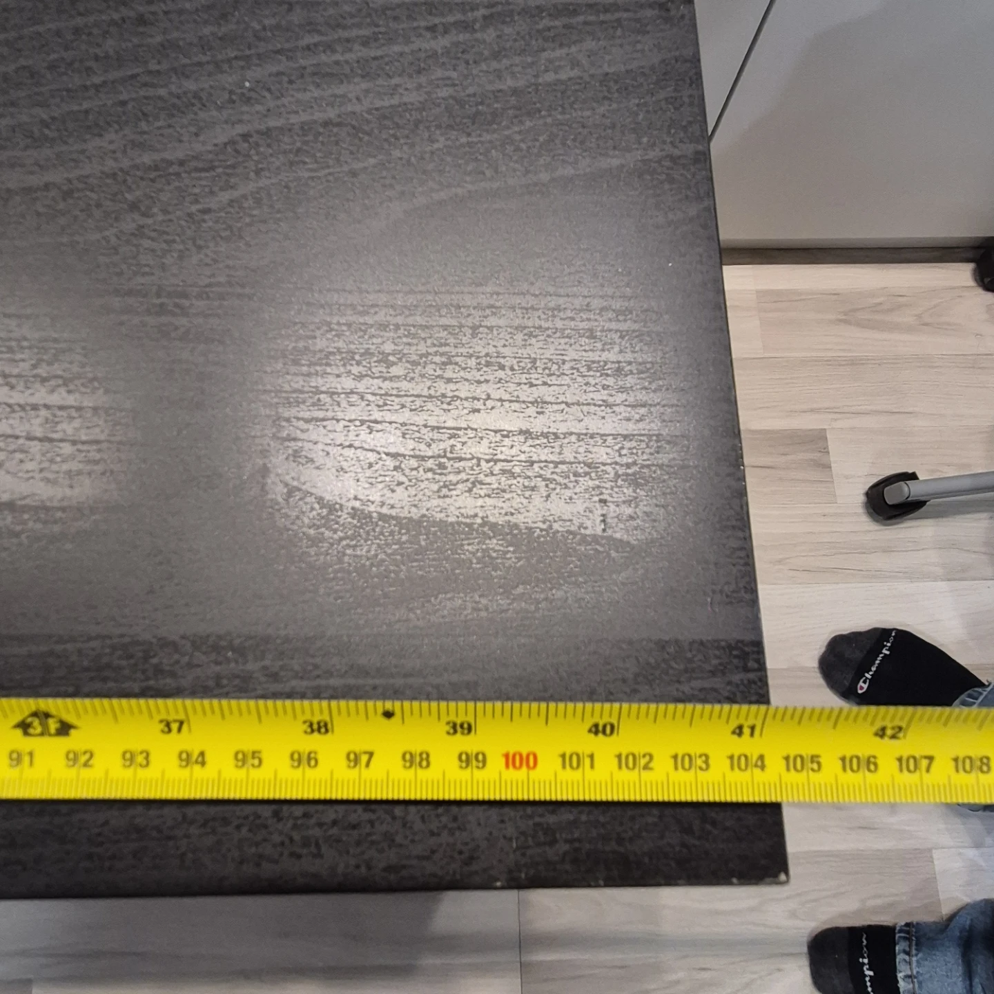 Ikea Dark Wood Desk with Drawers - photo 5