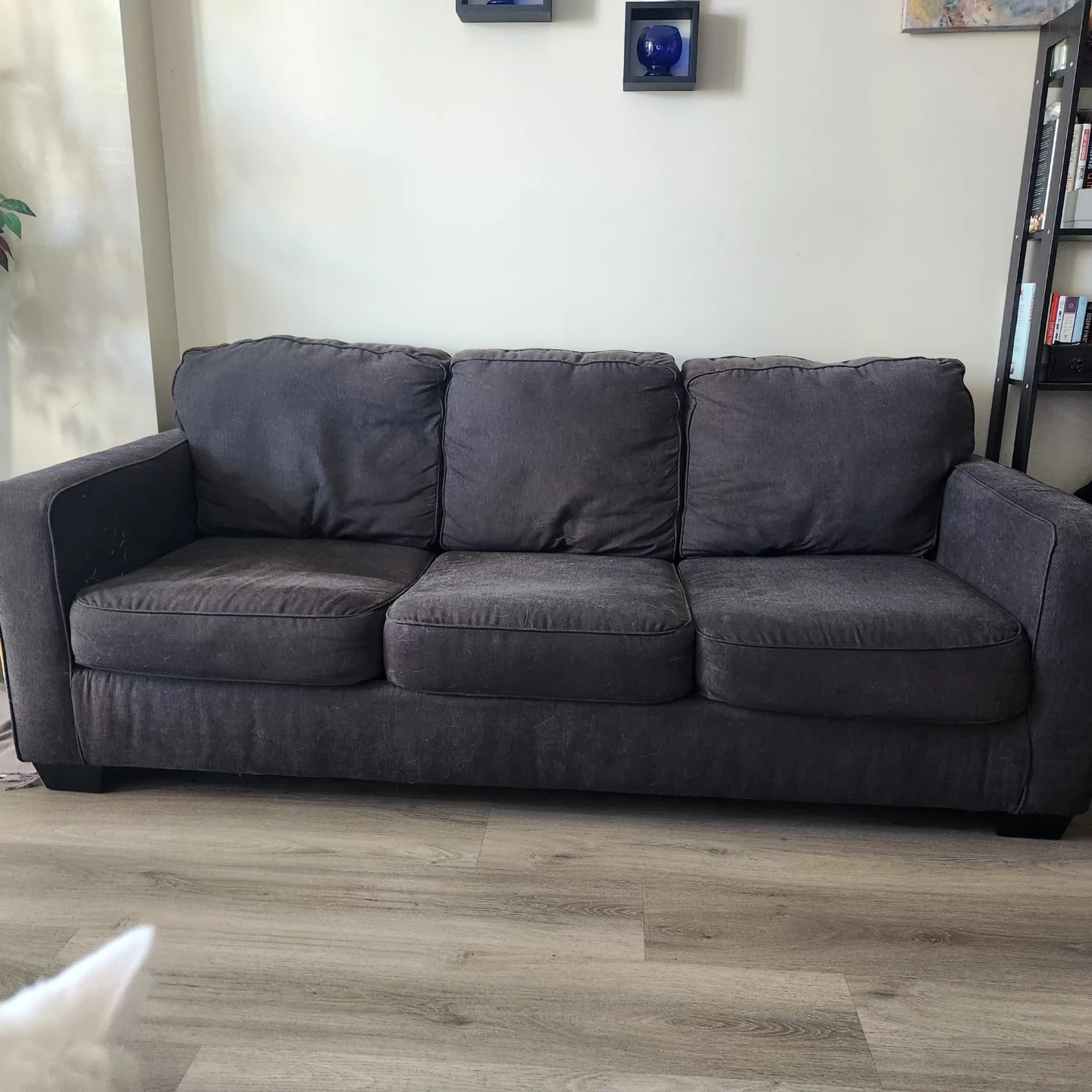 Grey 3-Seater Sofa Bed - photo 5