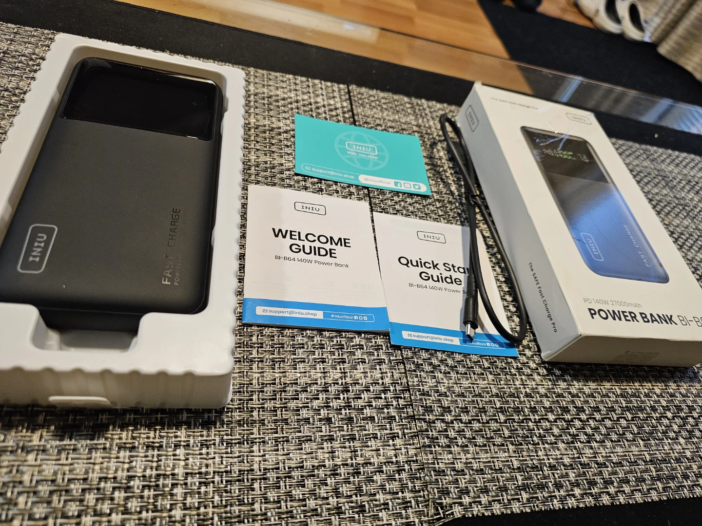 INUI Power Bank 140W 27000mAh Bi-b64 🥕 - photo 2