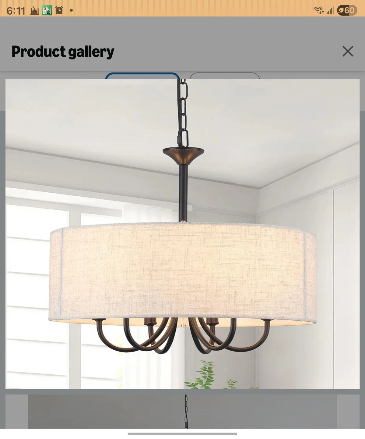 Drum Pendant Light Fixture