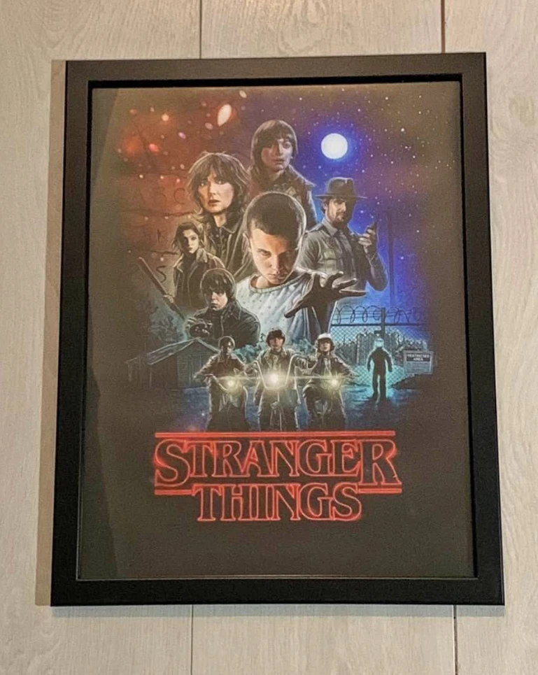Framed Stranger Things Framed Poster 30x40cm