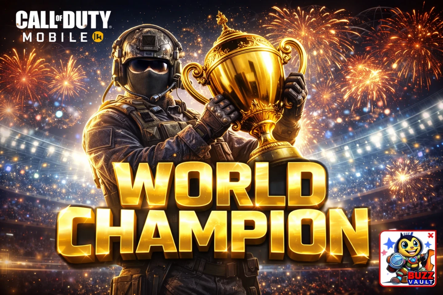 Call of Duty Mobile "World Champion" Trophy
