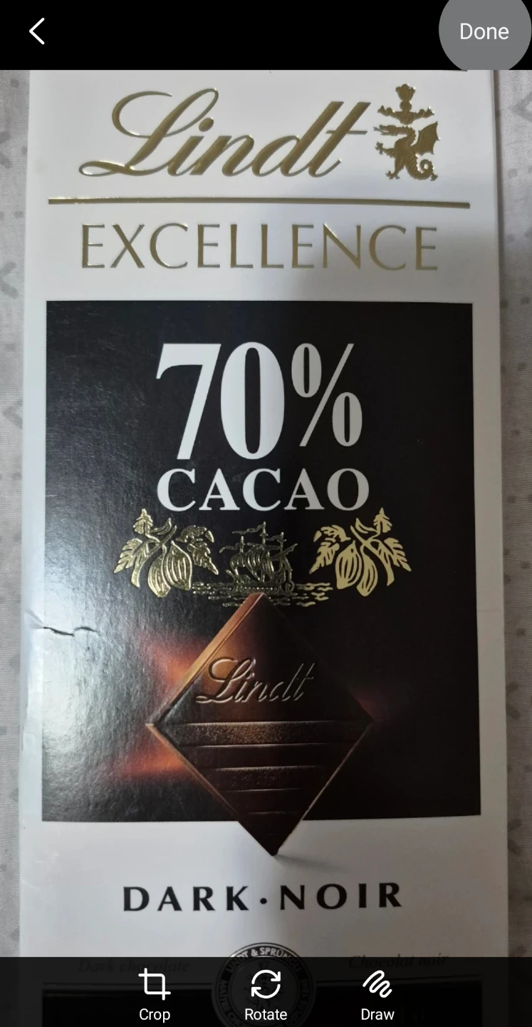 Lindt Excellence 70% Cacao Dark Chocolate Bar - photo 2