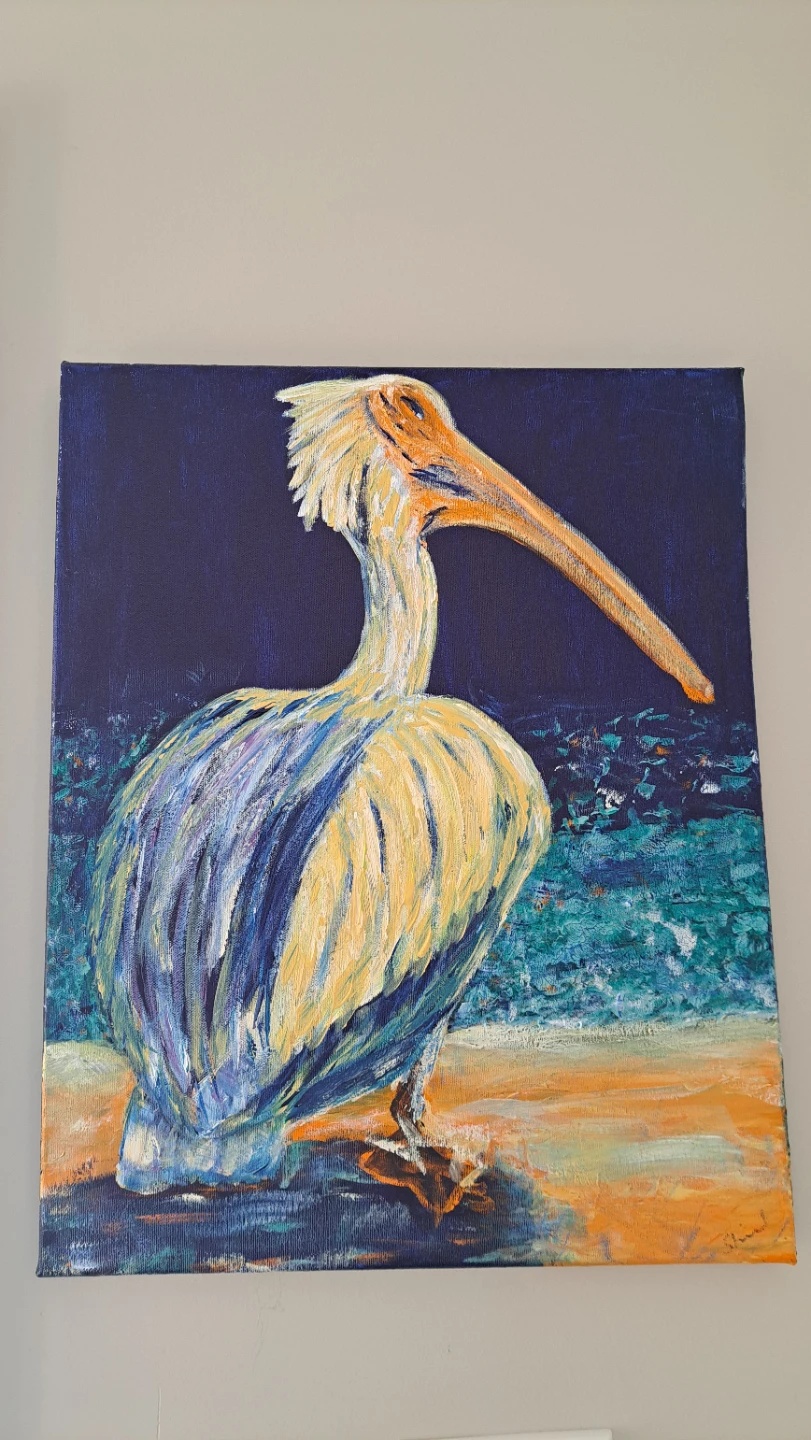 Original Pelican Painting