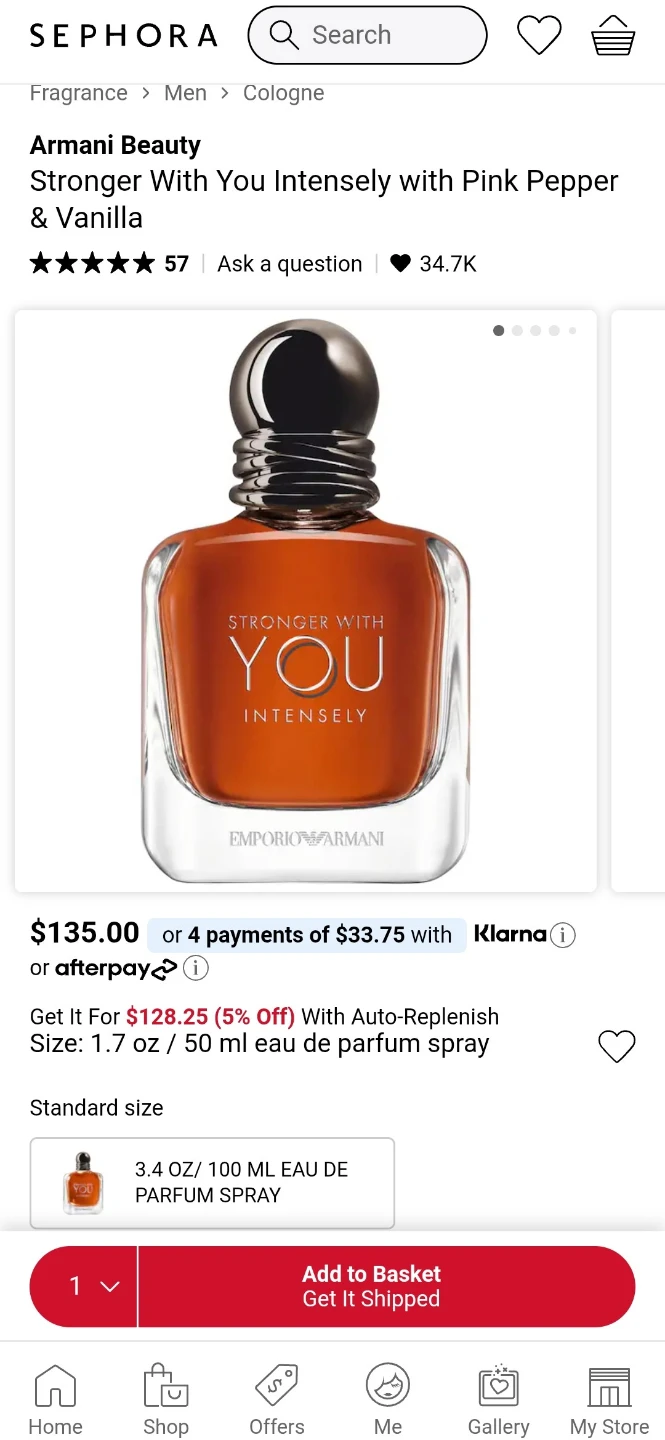 Emporio Armani Stronger With You Intensely Eau de Parfum 50 ml - photo 4