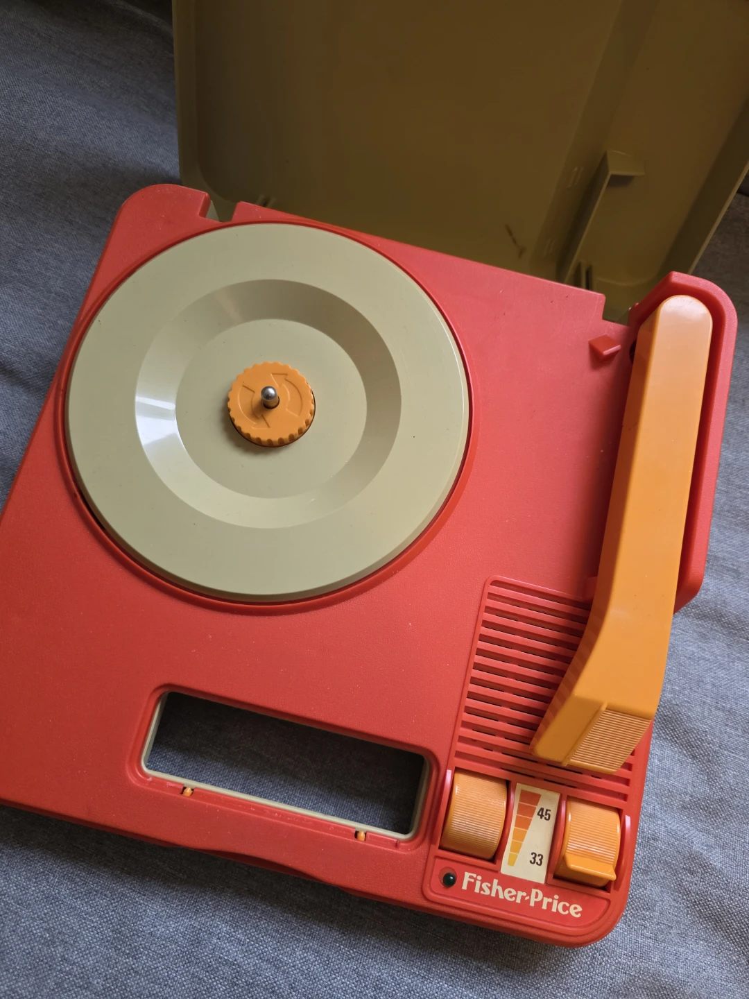 80s Vintage Fisher-Price Record Player *Works* - photo 3