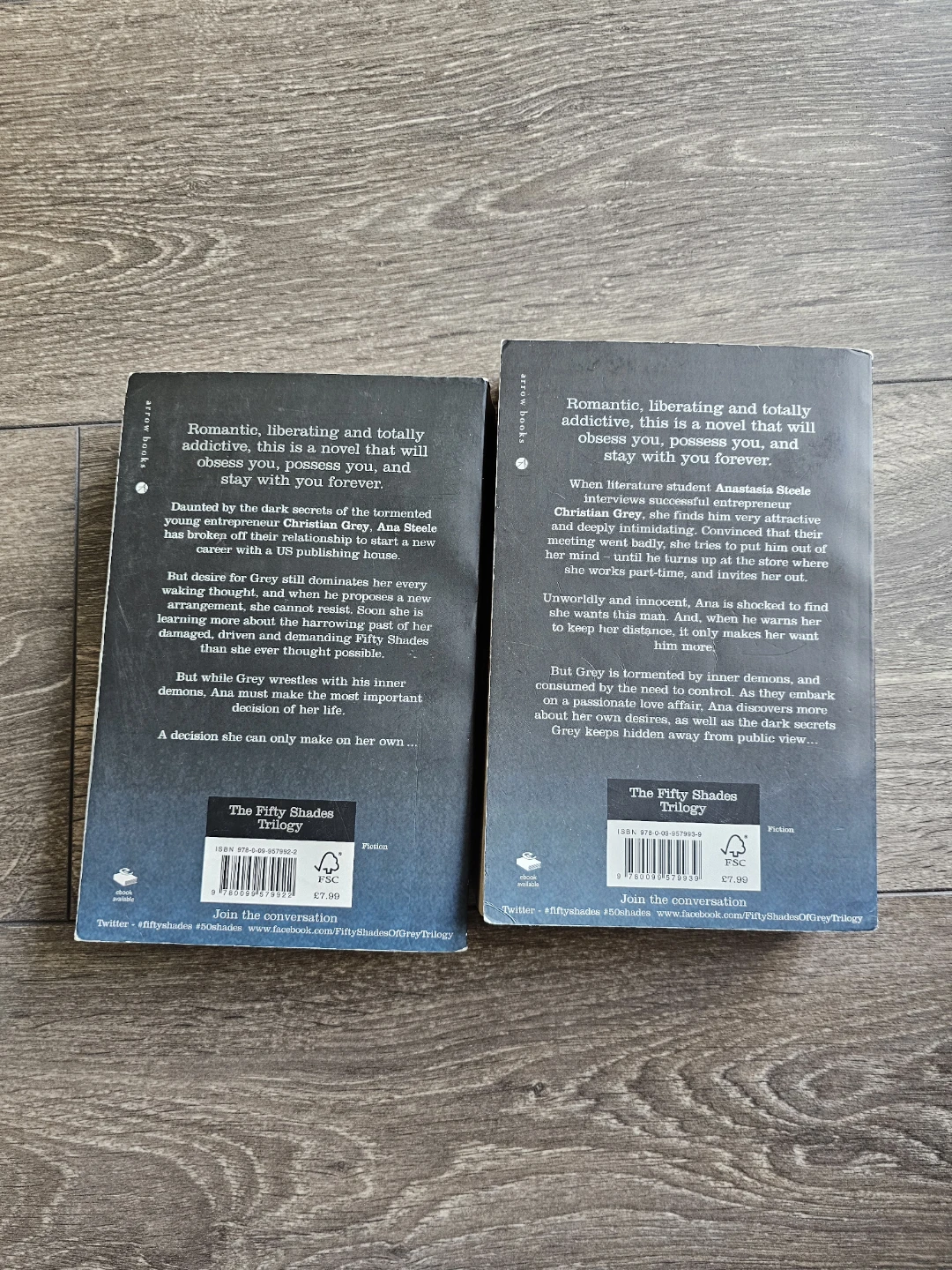 Fifty Shades of Grey & Fifty Shades Darker Books by EL James - photo 3
