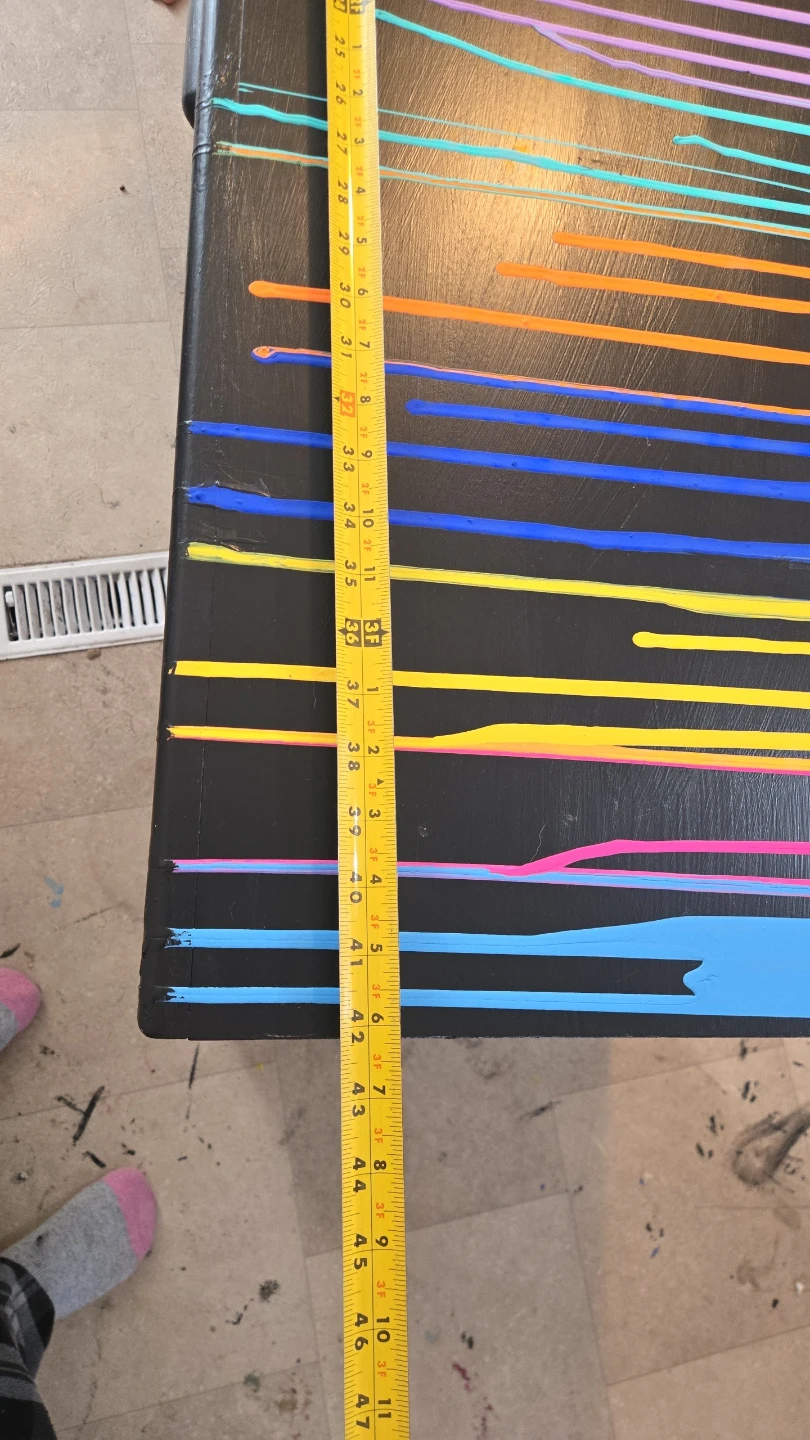 Custom Drip Paint desk - photo 4