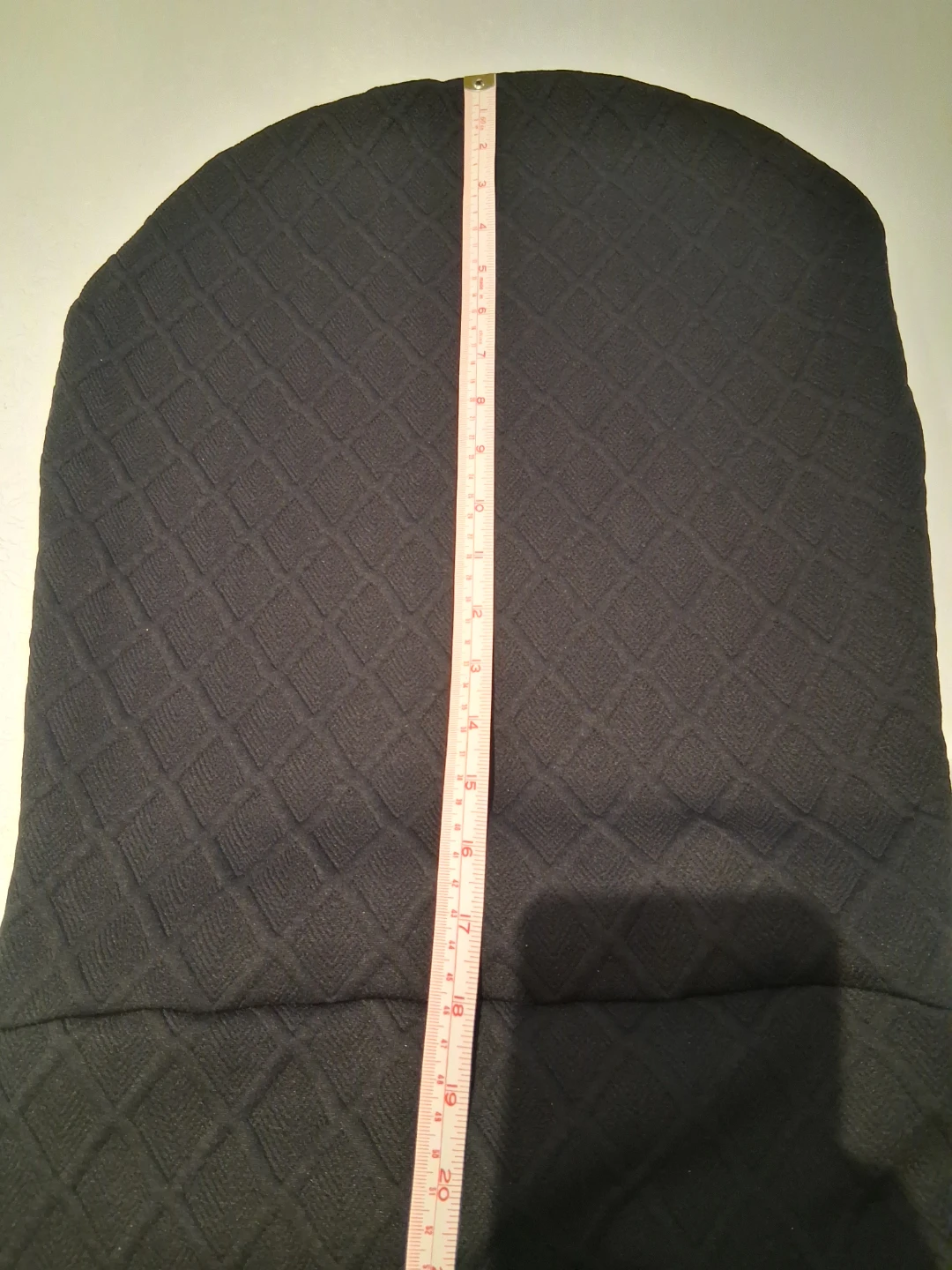 Black Quilted Chair Cover - photo 2