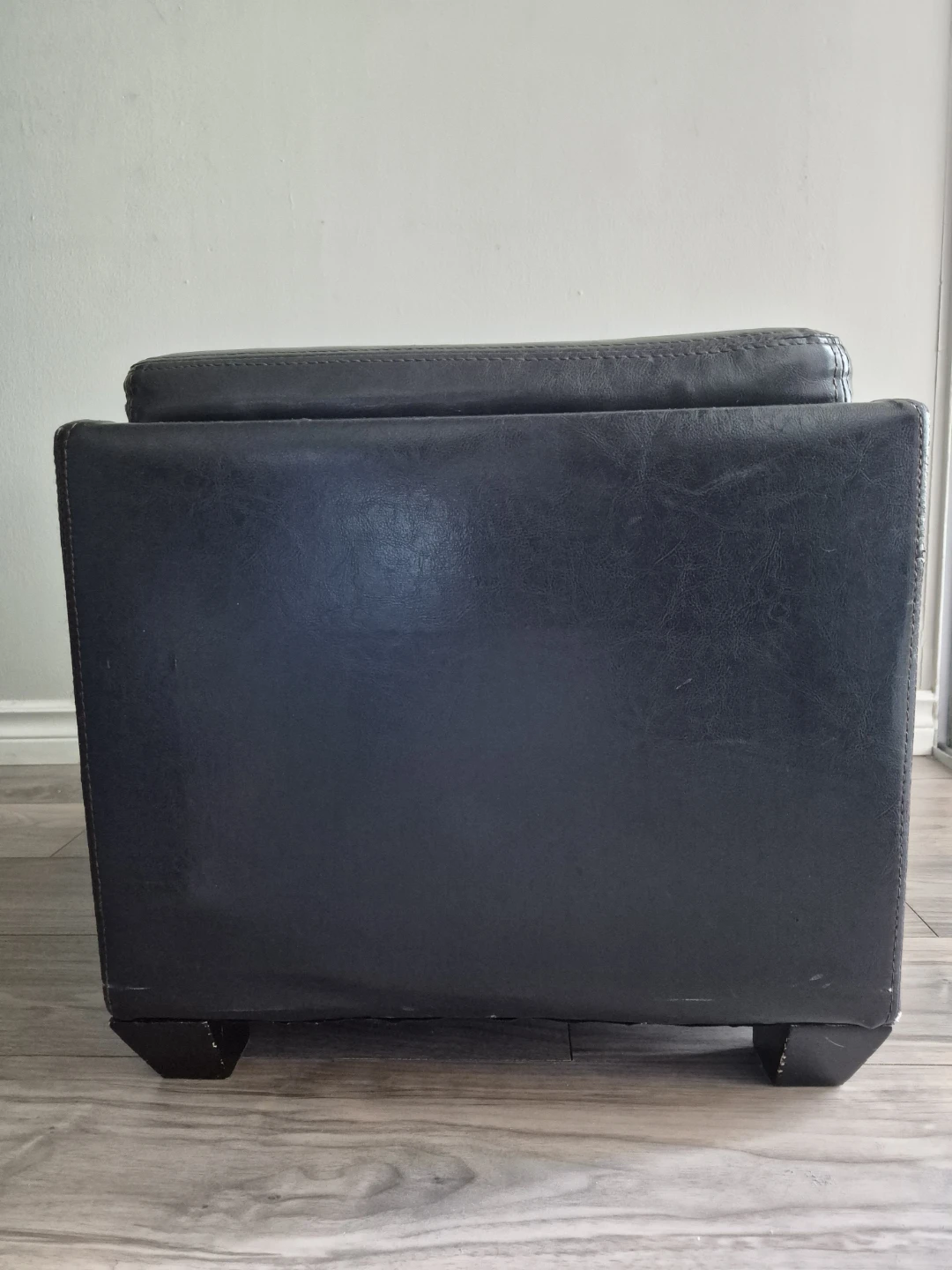 Black Storage Ottoman