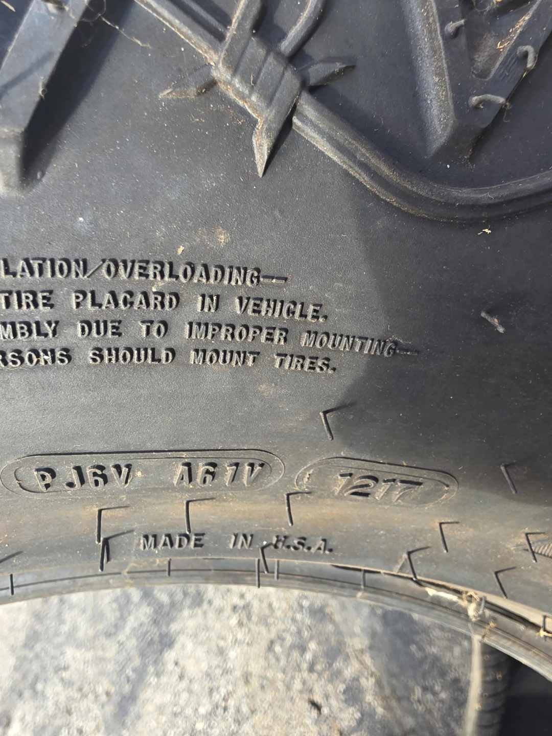 Goodyear Fierce Attitude MT LT325/65R18 Tire - photo 2
