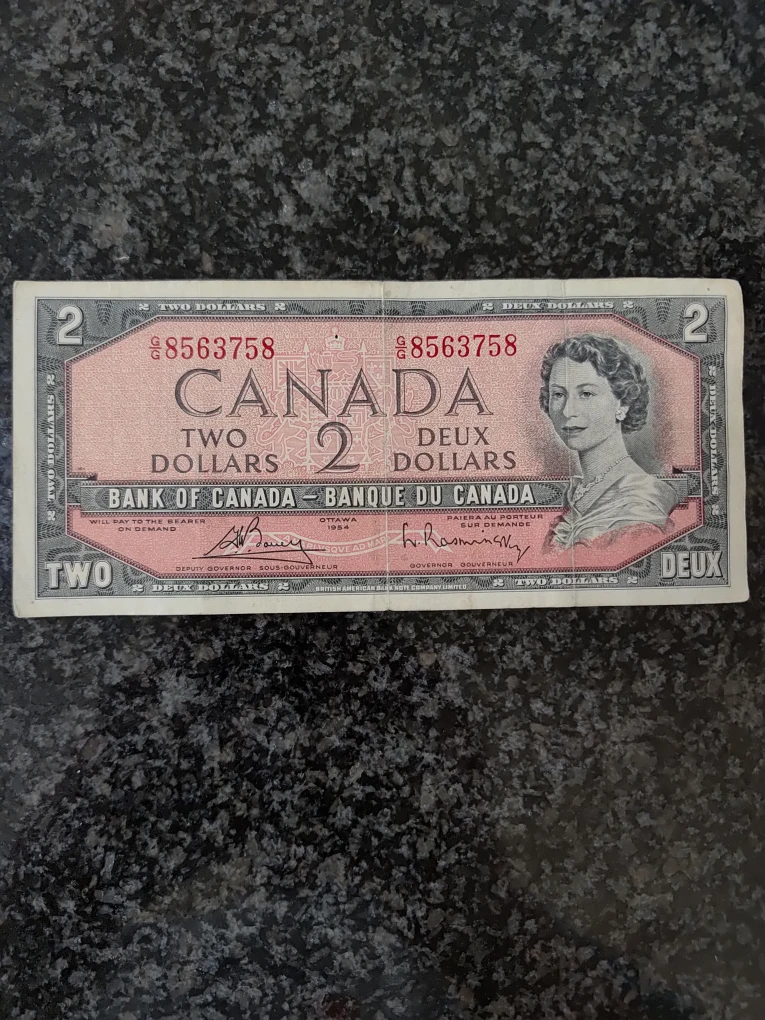 Canadian $2 bill (1954)