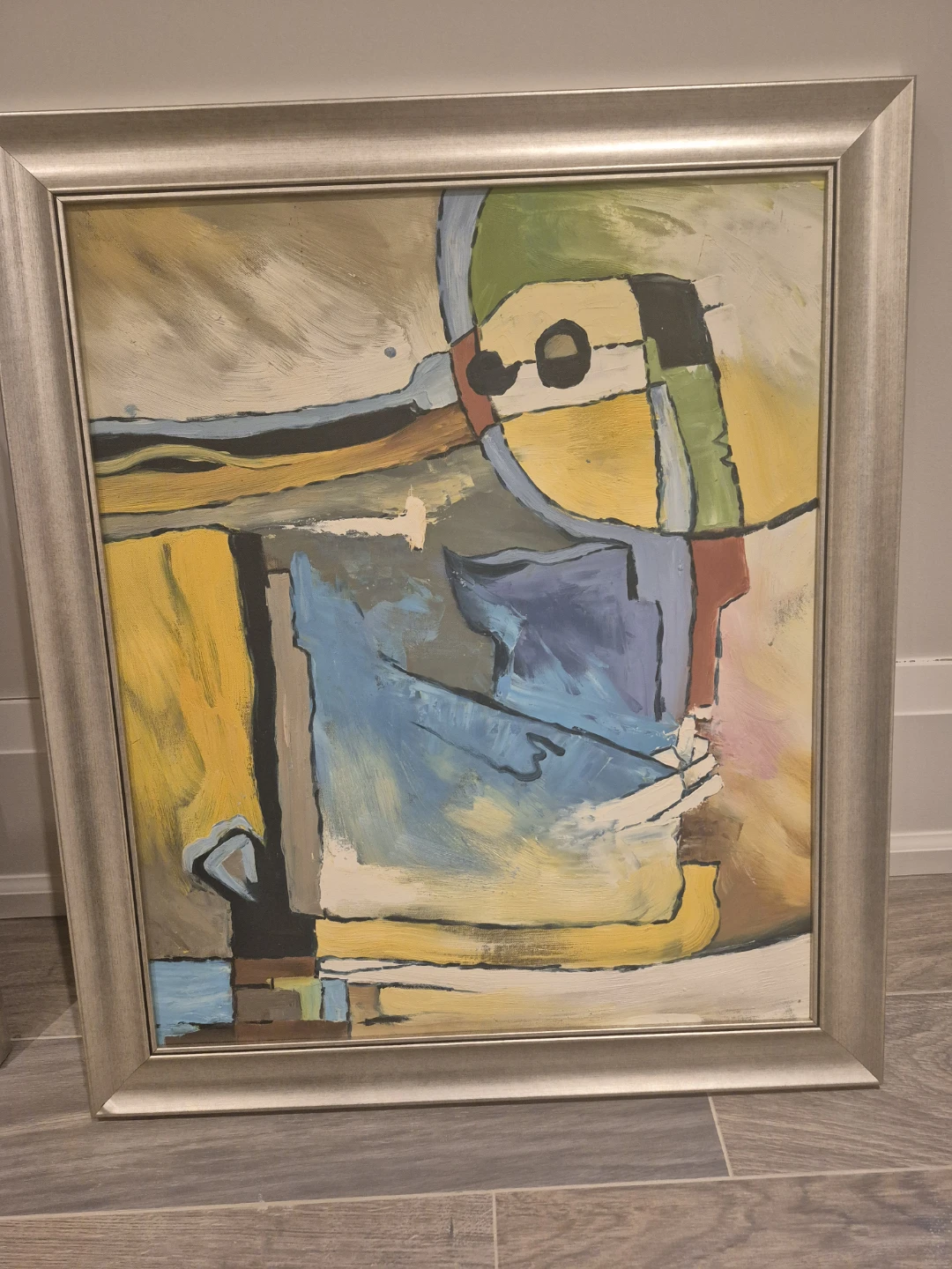 Abstract Framed Art Print Set