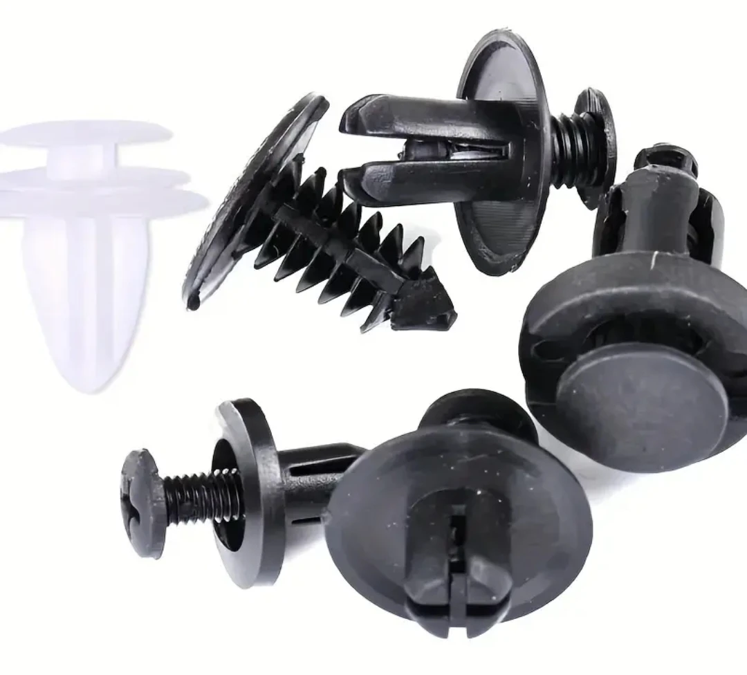 100 PIECE MIXED FASTENER RIVET CLIPS NEW - photo 3
