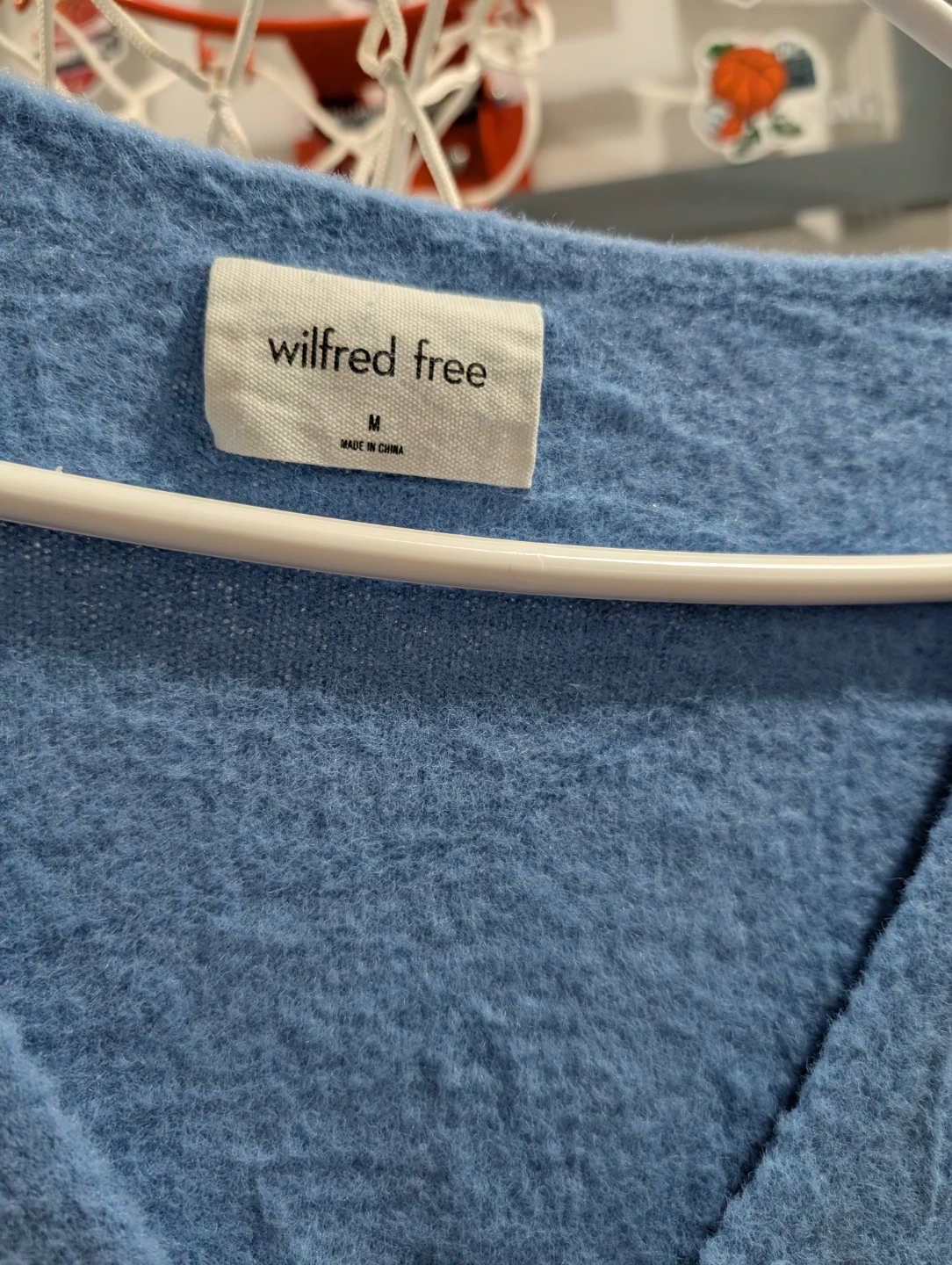 Wilfred Free Blue V-Neck Sweater