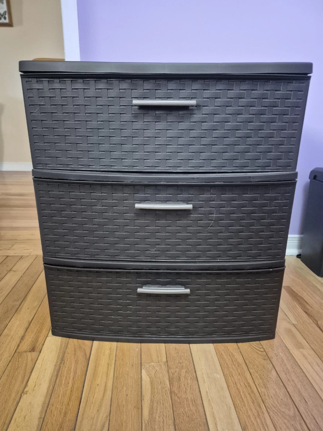 Sterilite Weave 3-Drawer Storage Unit - Espresso