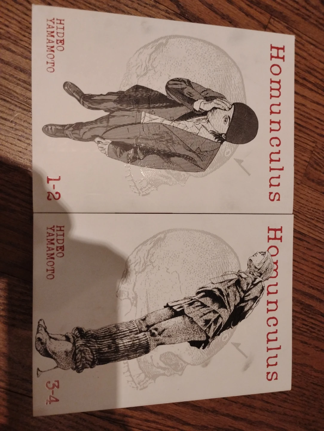 Homonculus 1-2, 3-4.