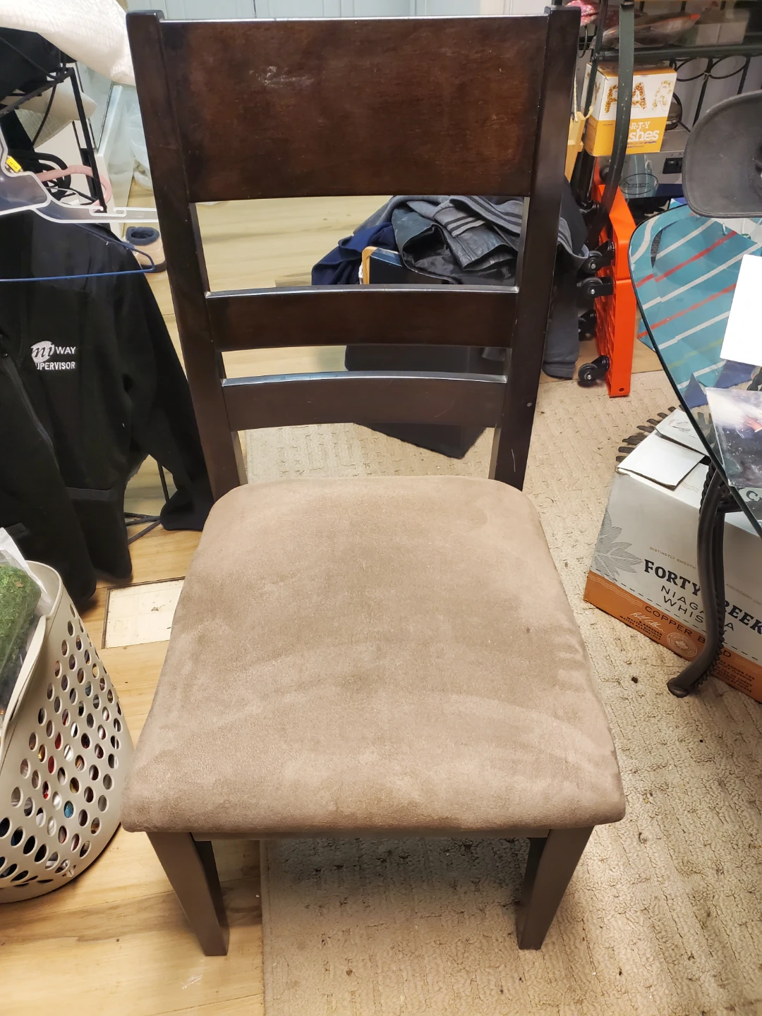 Wooden Dining Chairs with Upholstered Seats - photo 5