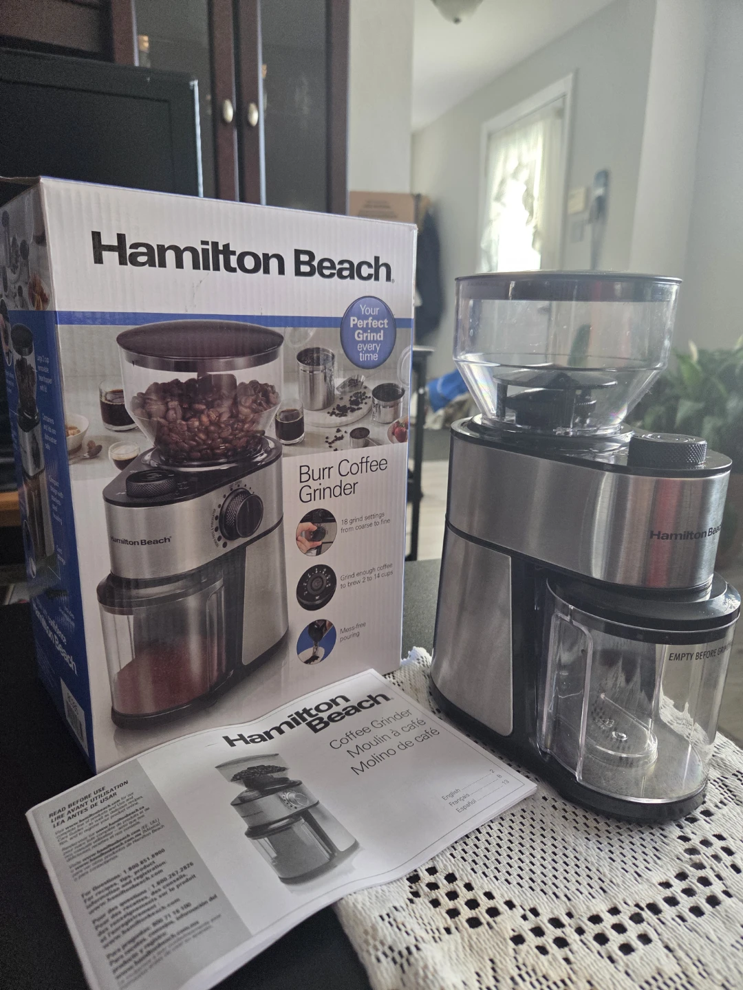 Hamilton Beach Burr Coffee Grinder
