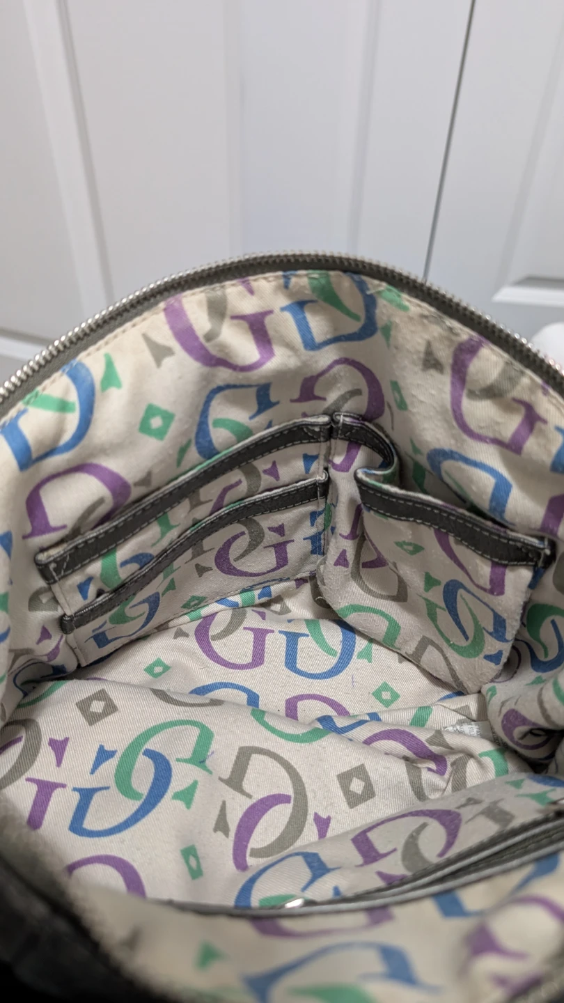 Guess Rhinestone Logo Purse - photo 3