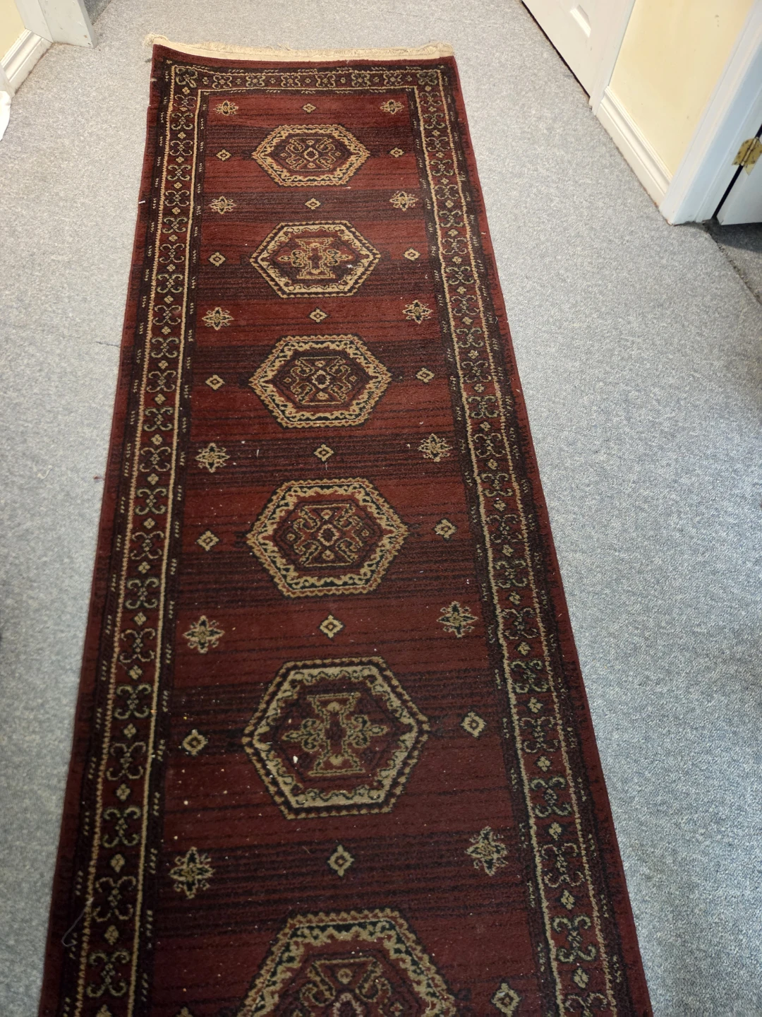 Paradise Runner Rug 100 x 300cm - Deep Red - photo 2
