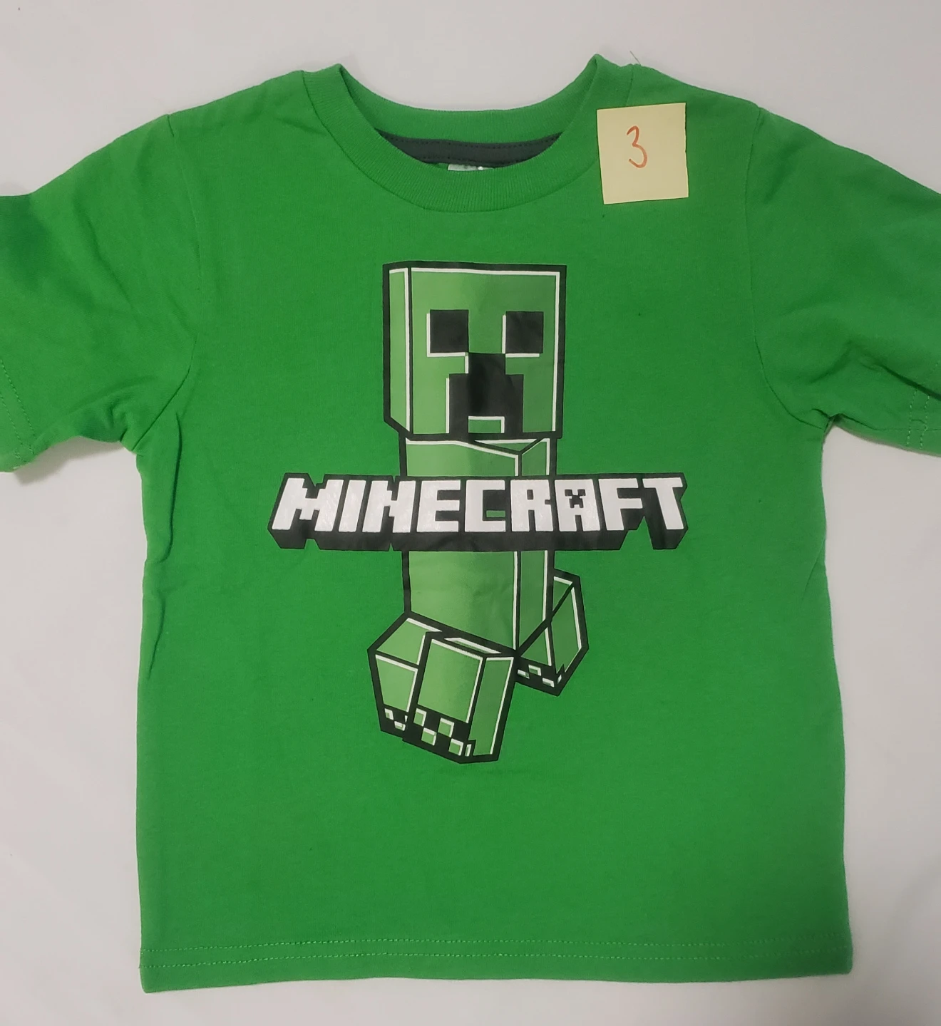 Brand new Boys Minecraft Freen Tshirt Size 3