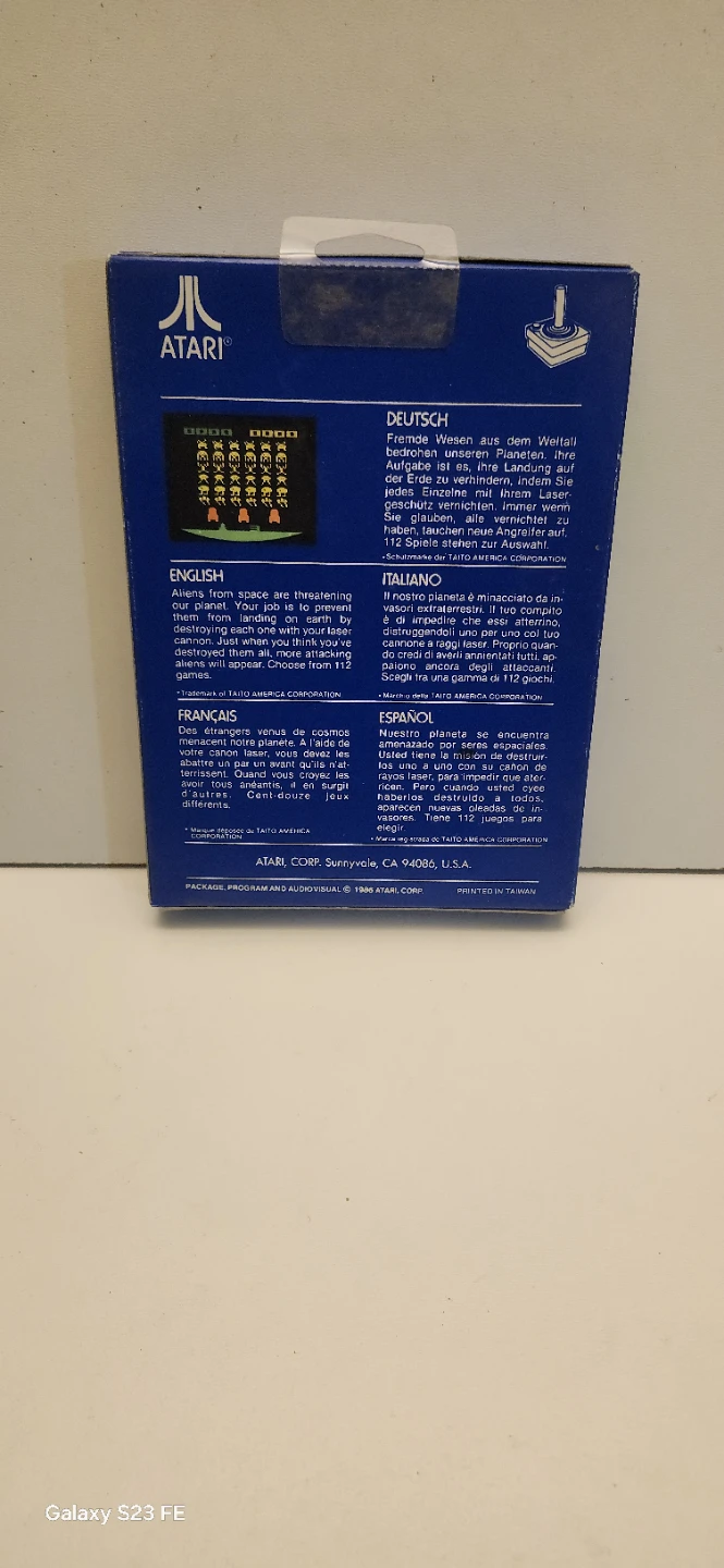 Atari 112 Space Invaders CX2652 Video Game - photo 3