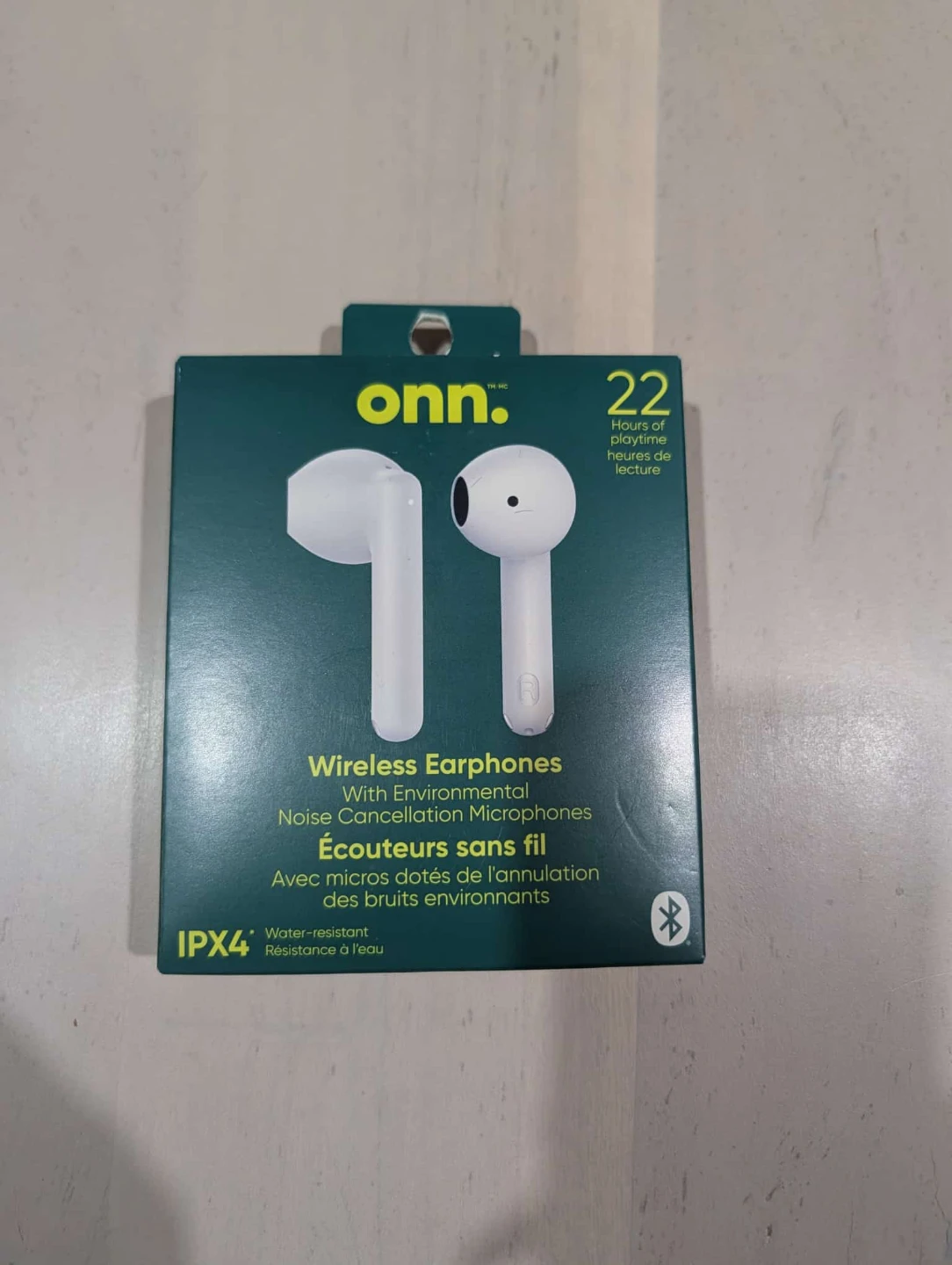 Onn. Wireless Earphones with Environmental Noise Cancellation