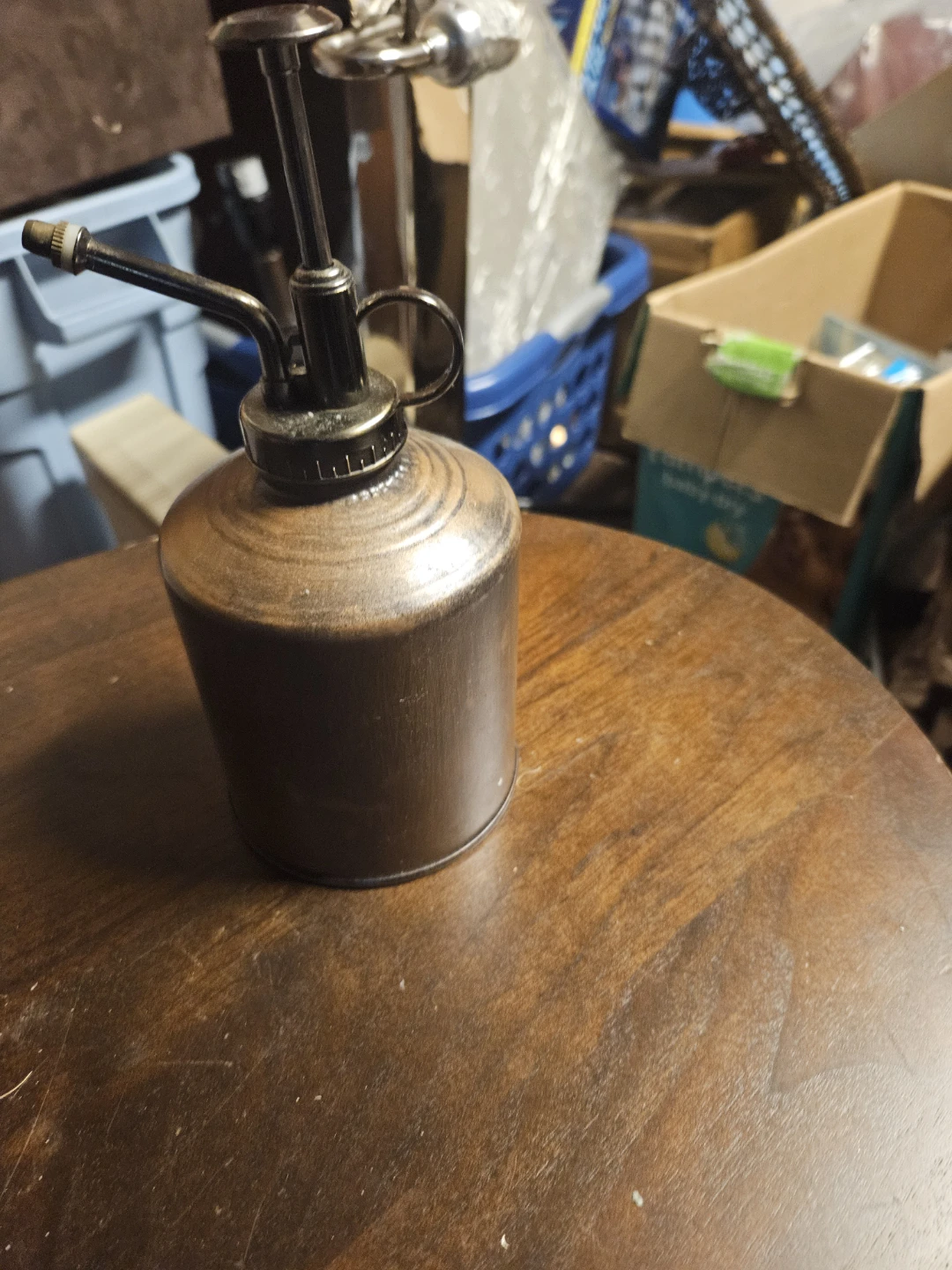 Vintage Metal Oiler Can with Pump - photo 5