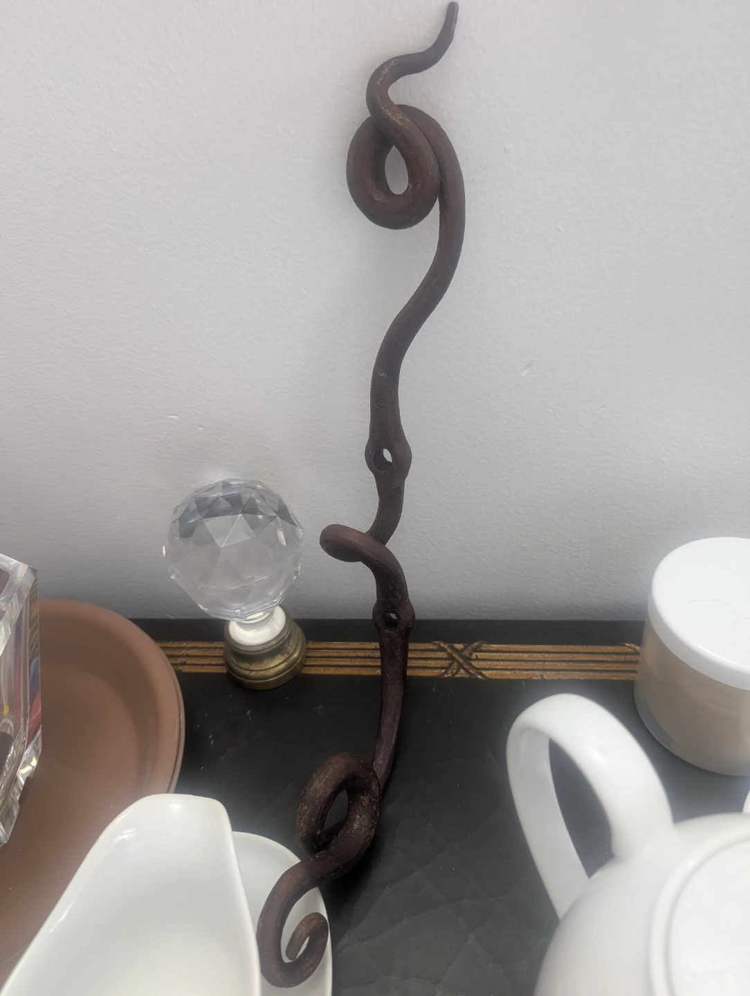 Hand-Forged Metal Wall Hook - photo 4