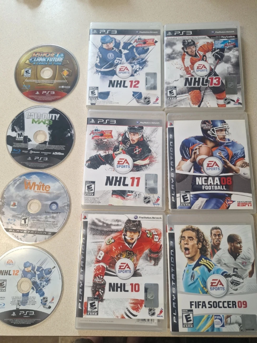 EA Sports NHL & FIFA PlayStation 3 Games Bundle