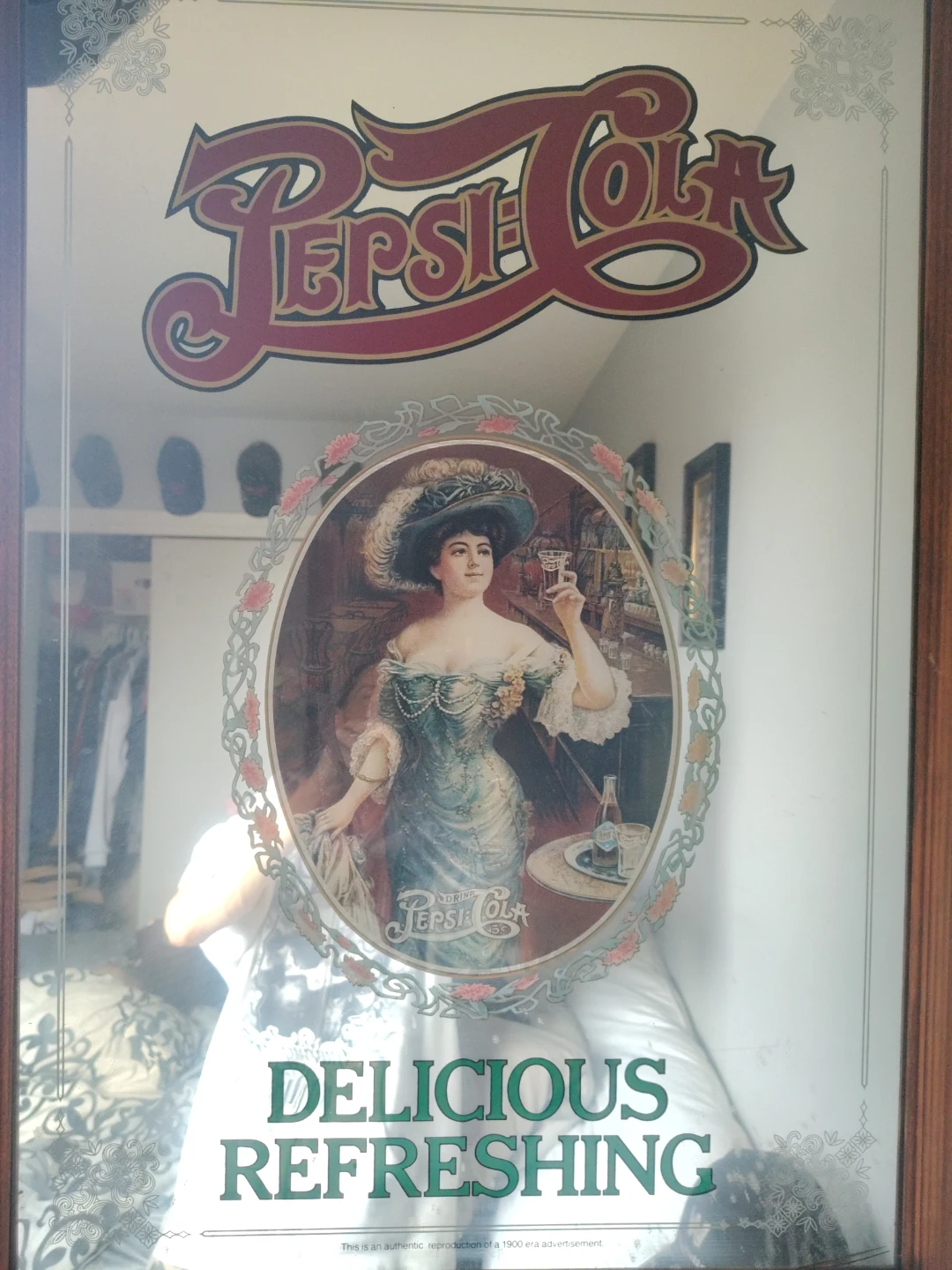 Pepsi-Cola Mirror Advertisement