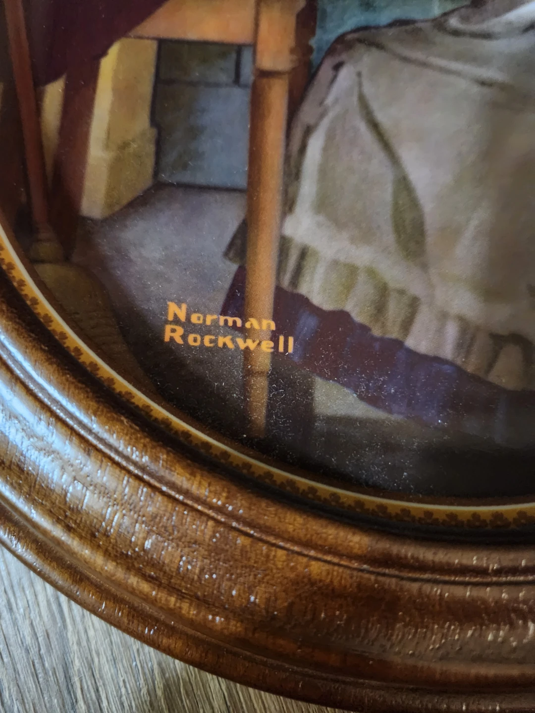 Norman Rockwell "Working in the Kitchen" Collectible Plate - photo 2