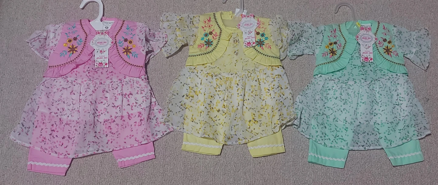 Kids 2-Piece Floral Outfit Set (Size 1)