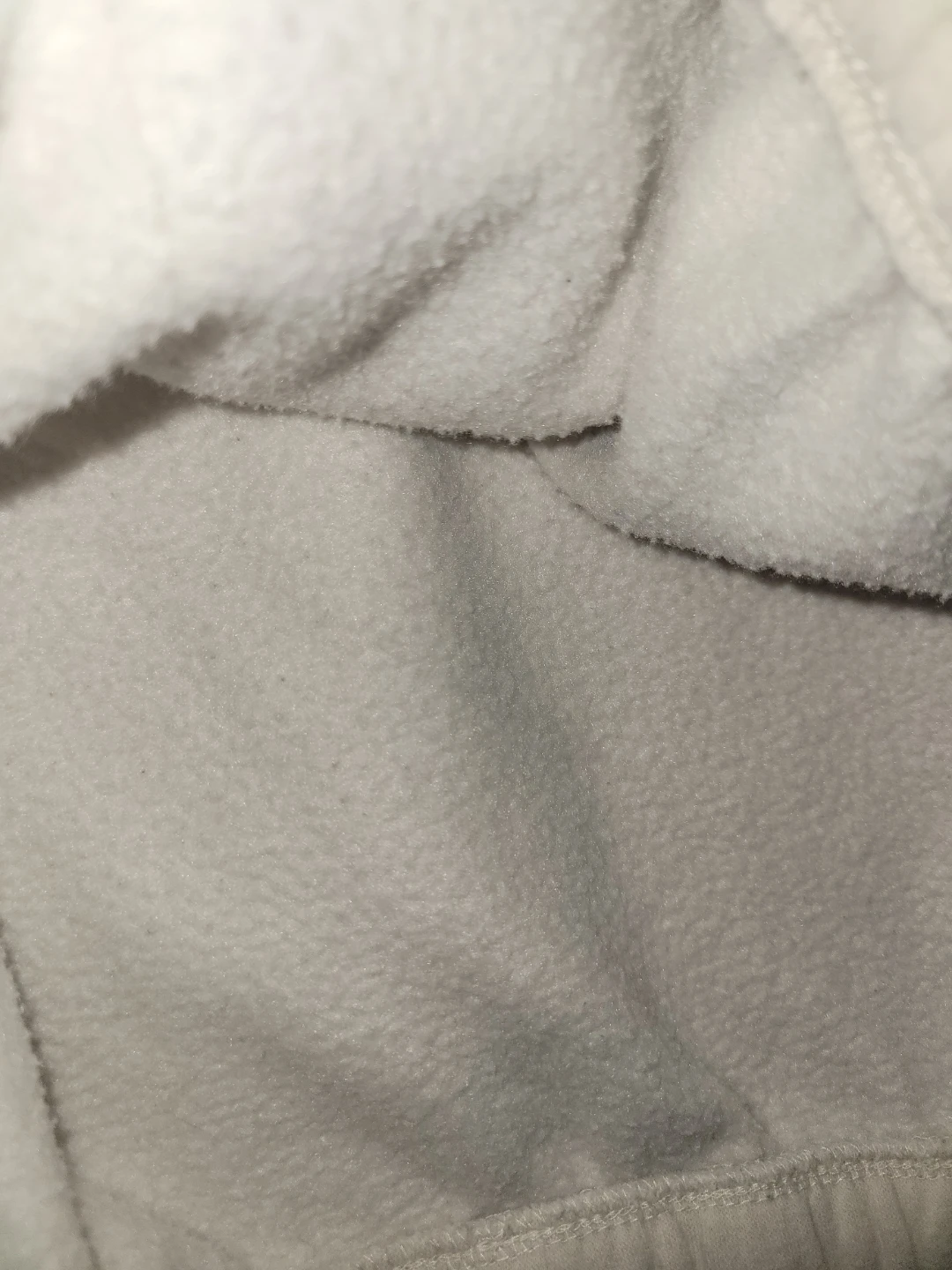 (H&M) Cream Cropped Sweatshirt with Drawstring Hem - photo 3