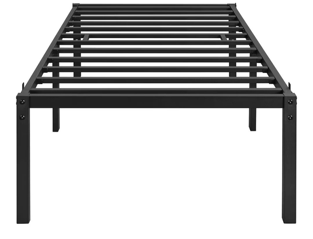 Yaheetech Twin Black Bed Frame