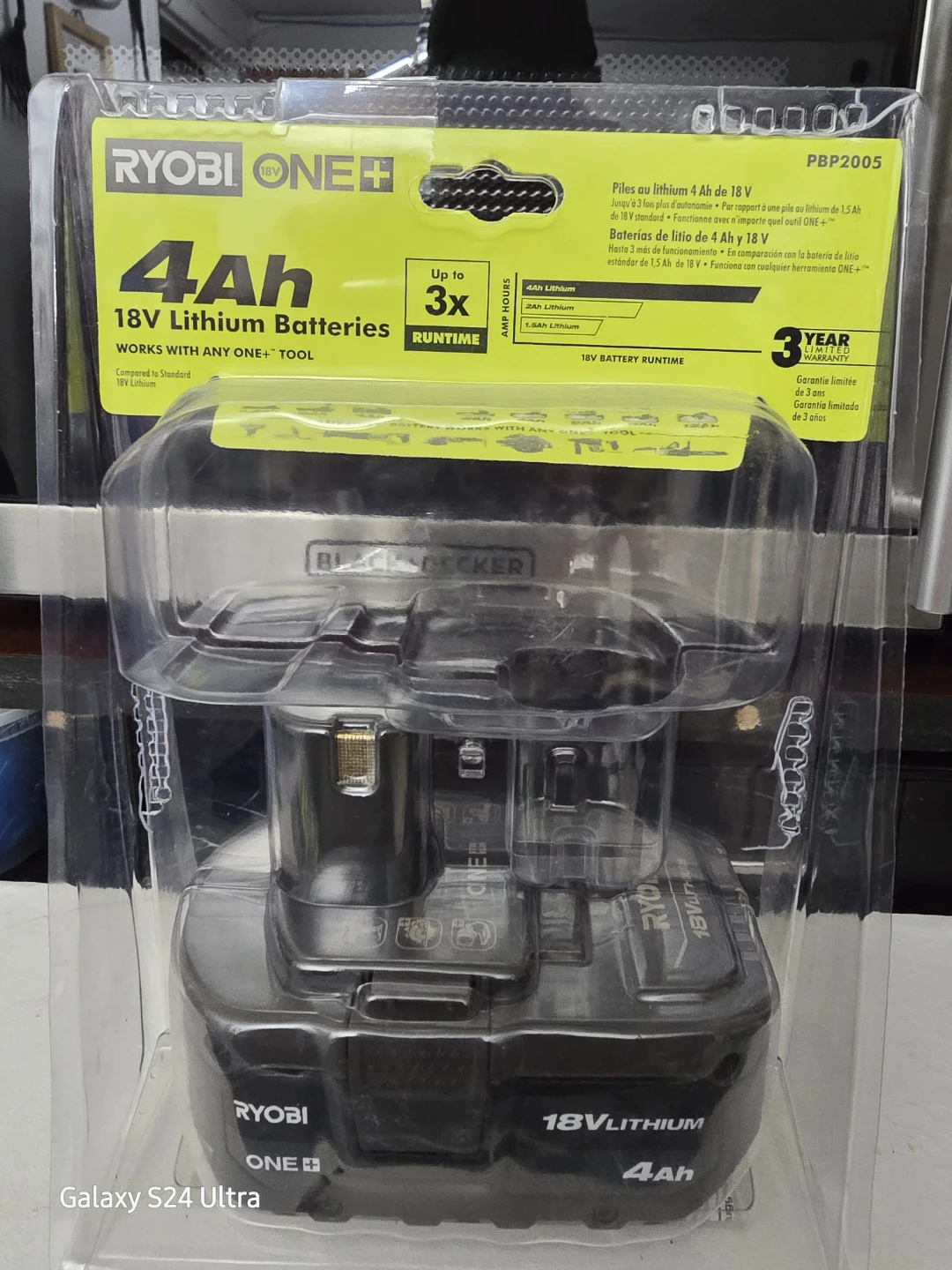 Ryobi ONE+ 18V Lithium-Ion 4Ah Battery PBP2005 1-Pack Battery - photo 5