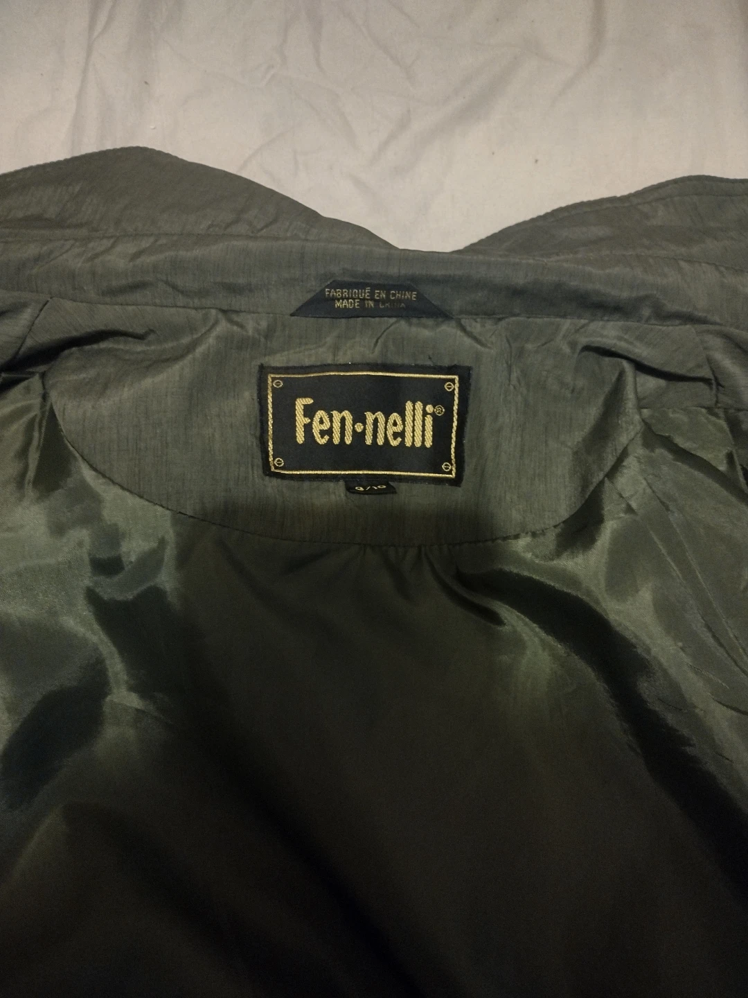 Fen•nell Dark Green Trenchcoat