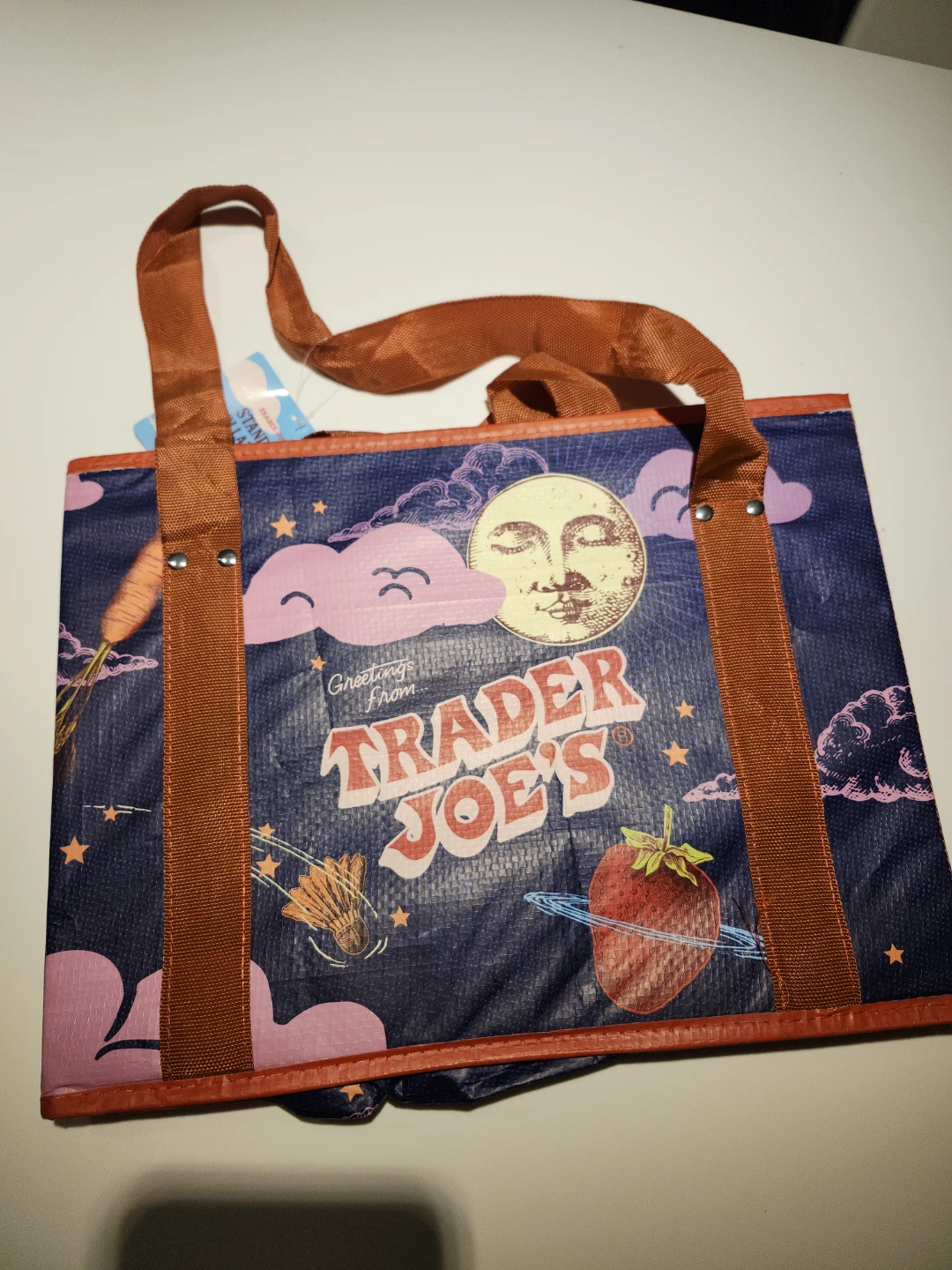 Trader Joe's Stand-Up Collapsible Grocery Tote Bag - photo 2