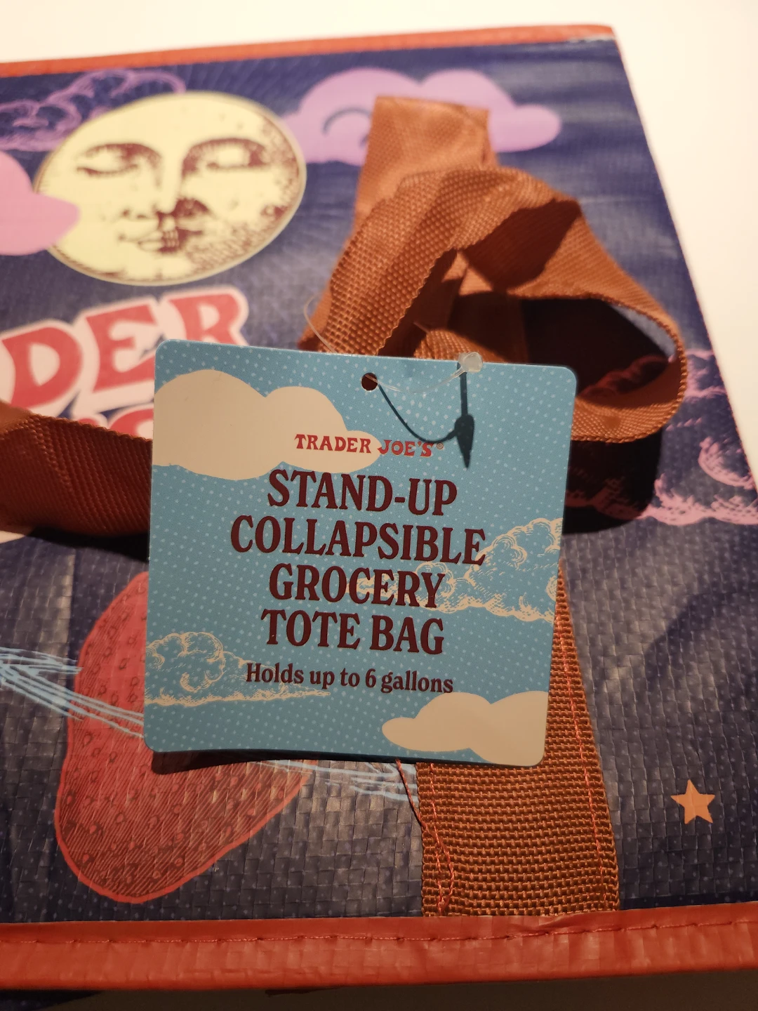Trader Joe's Stand-Up Collapsible Grocery Tote Bag - photo 5