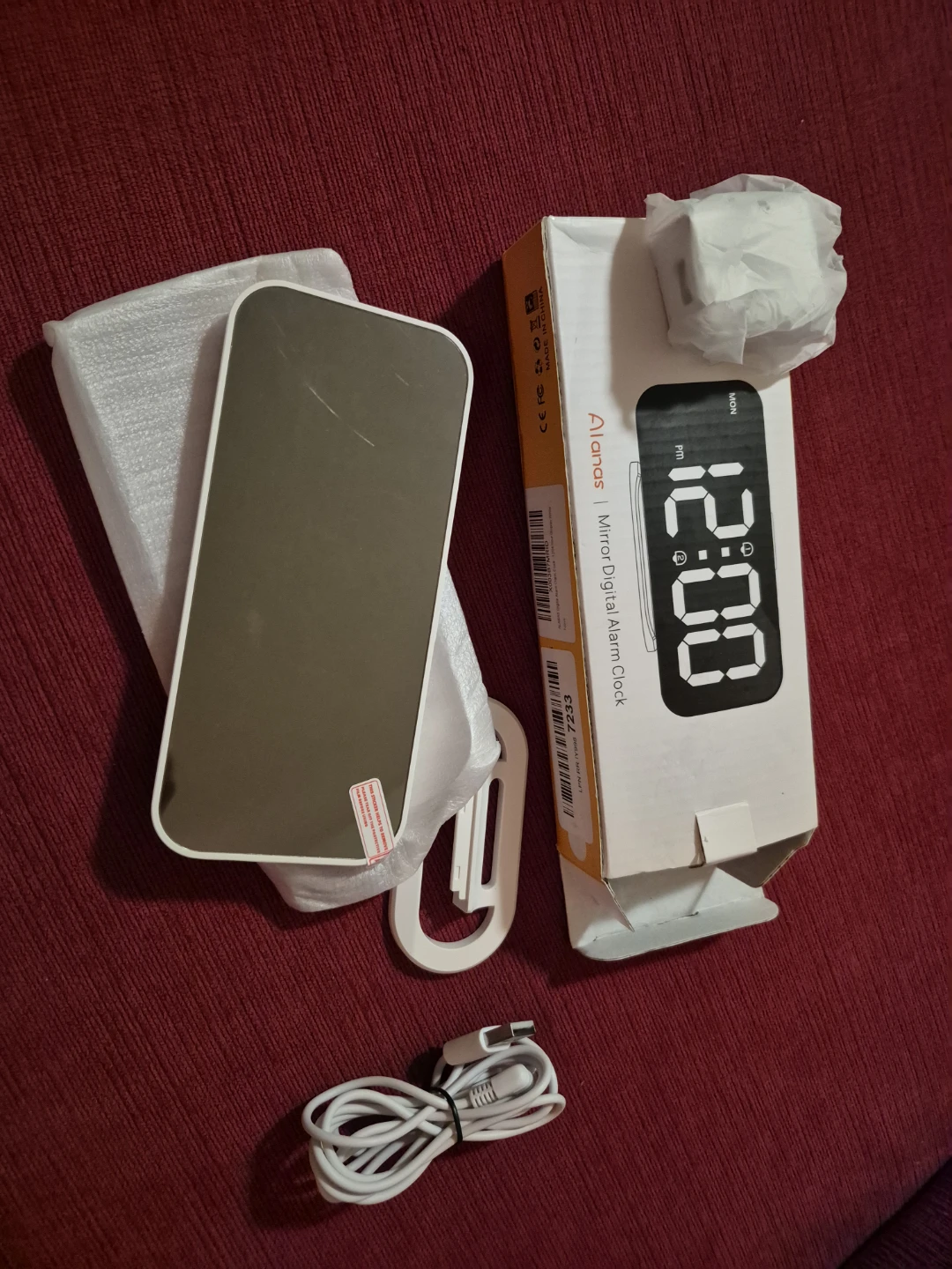 🥕 Alanas Mirror Digital Alarm Clock// Please Read Description