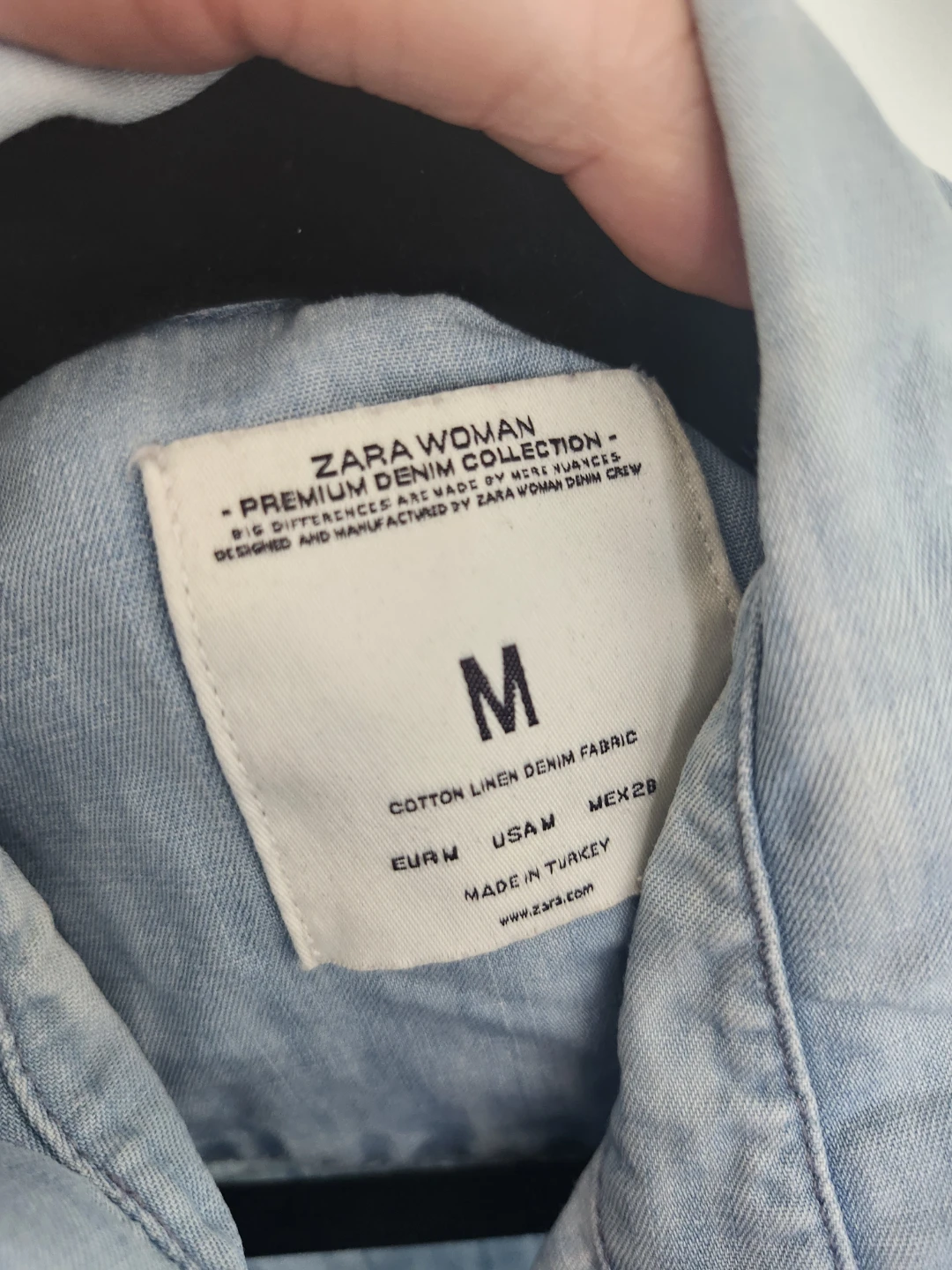 Zara Woman Denim Shirt - Size M - photo 2