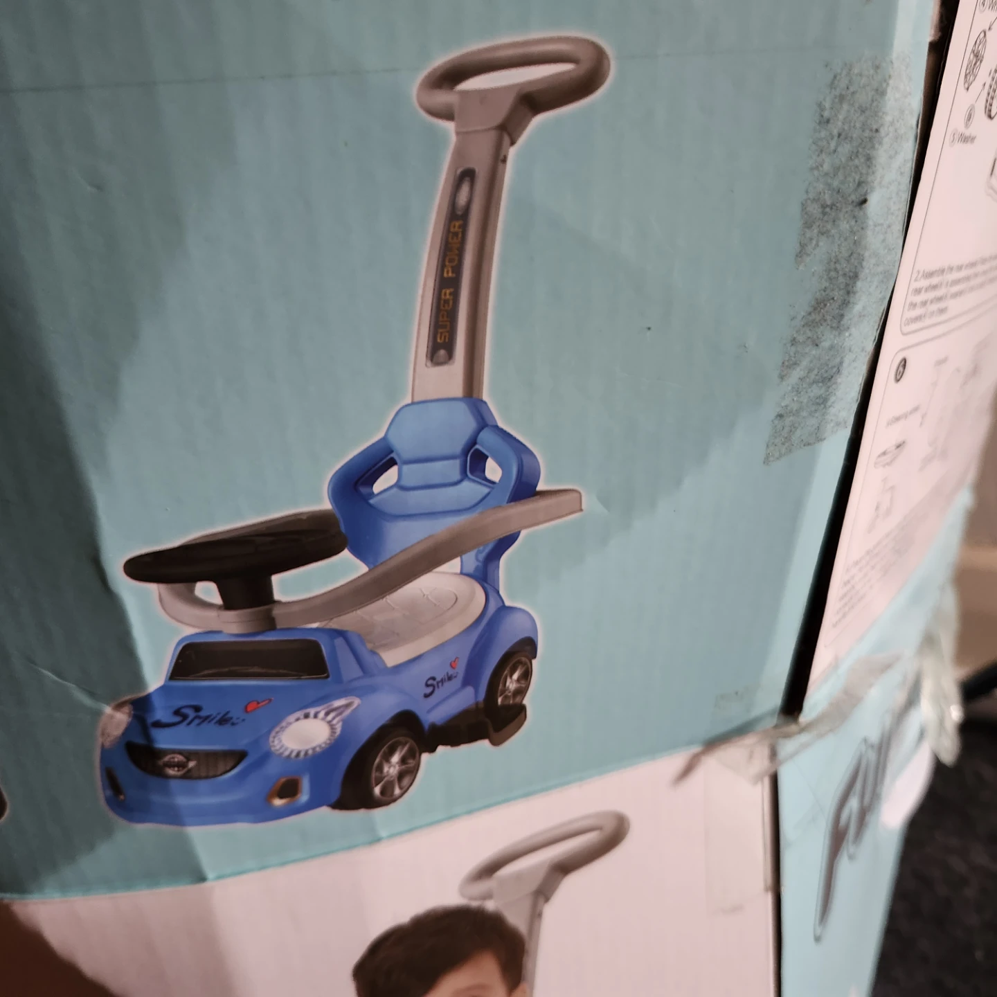 Smile Push Car Ride On Toy - photo 3
